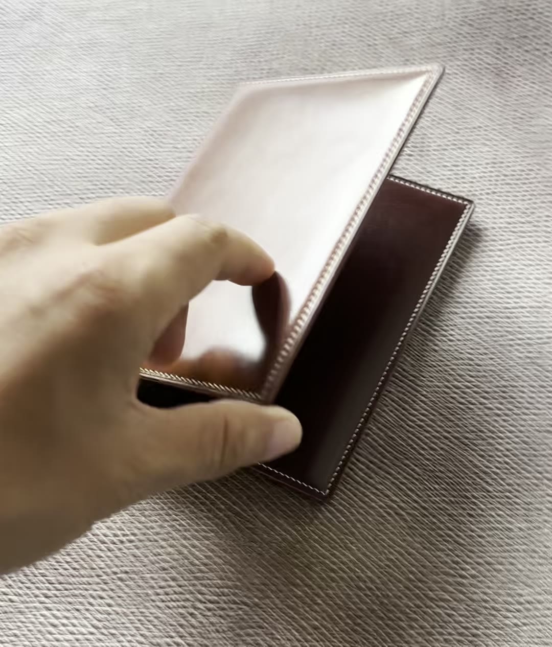 A7 Ring Binder Notebook Cover Horween Shell Cordovan