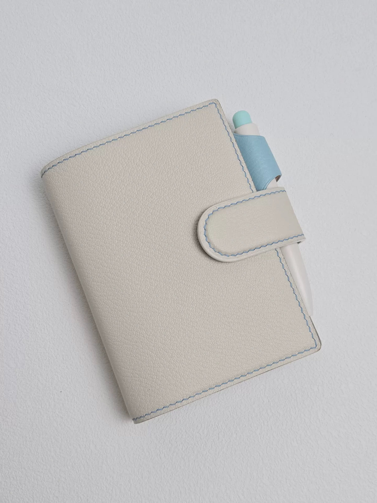 A7 Ringbuch-Cover aus Leder mit Verschluss