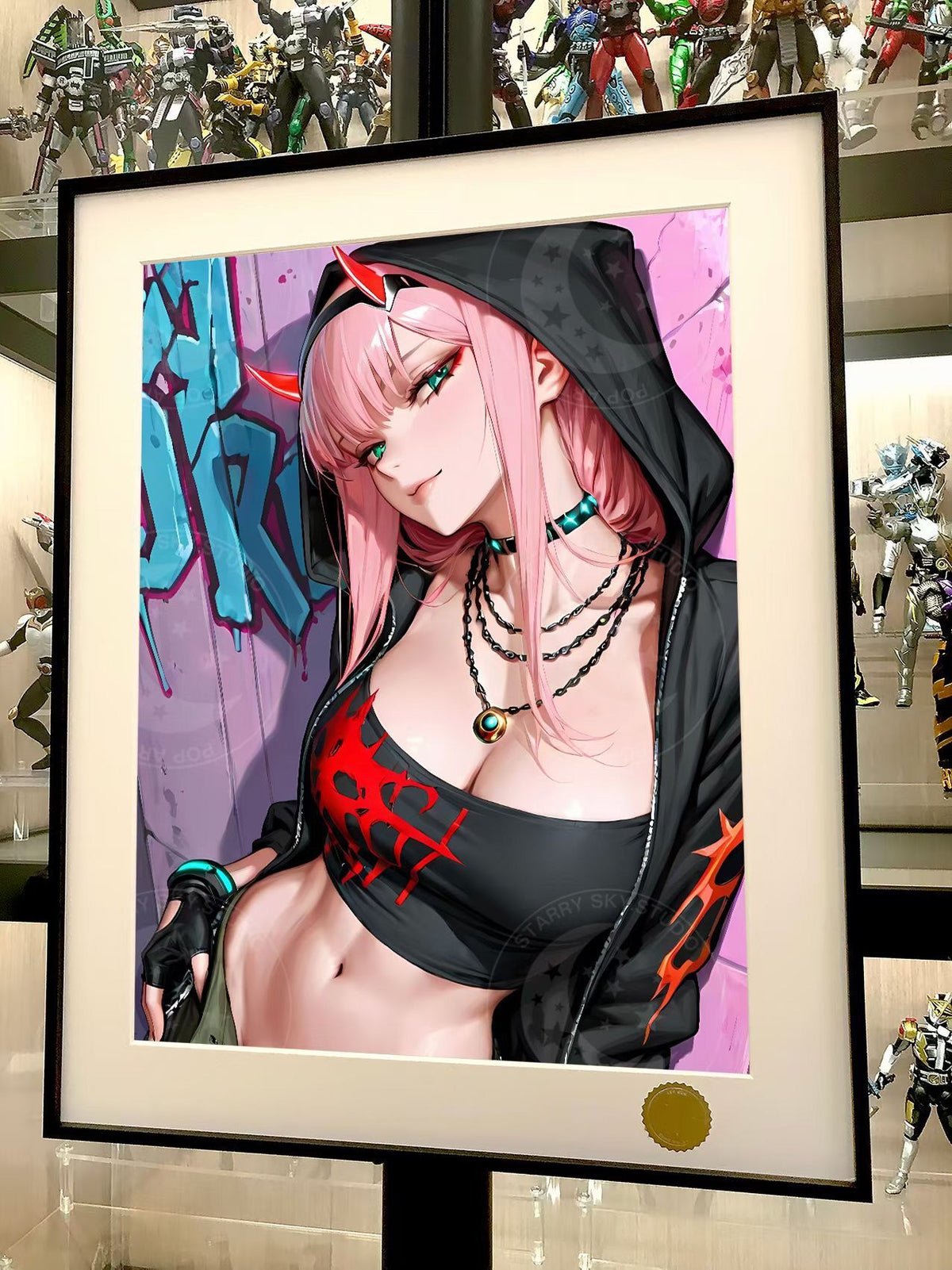 Zero Two Framed Art Print A3