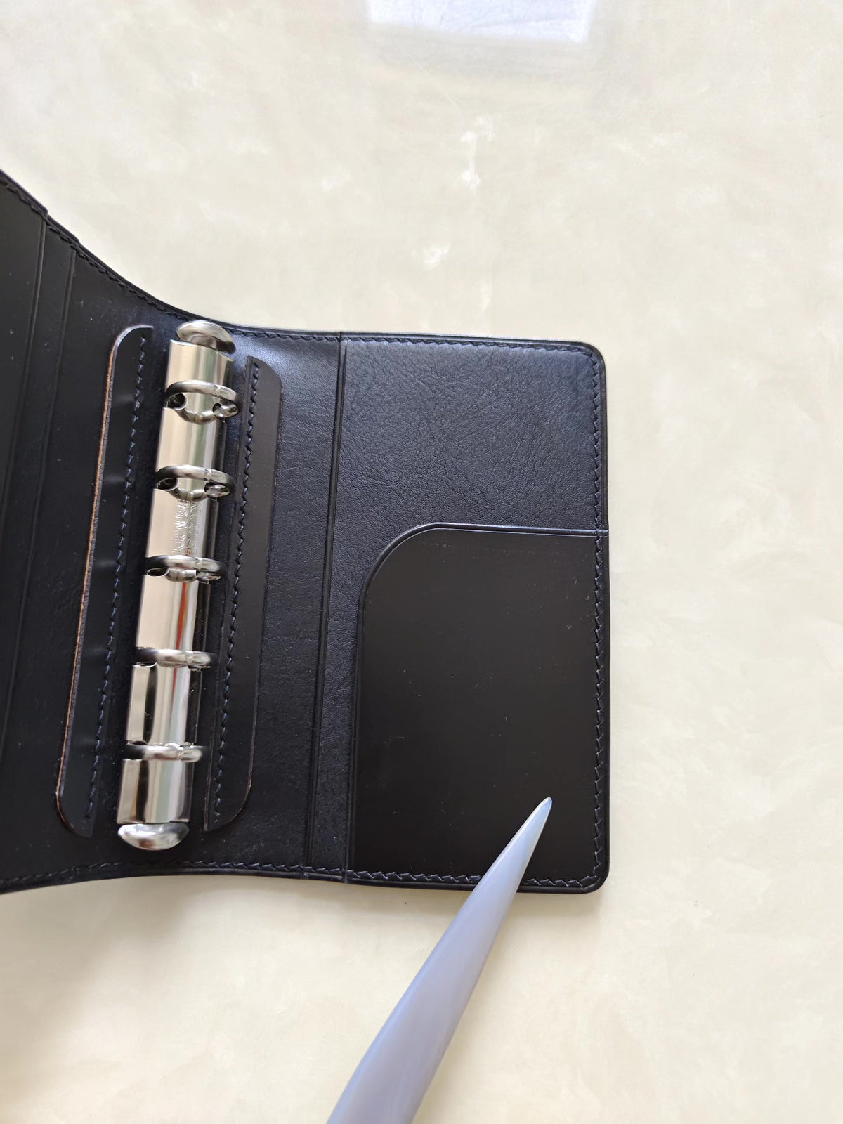 M5 A8 Leather Notebook Cover with 6 Ring Binder