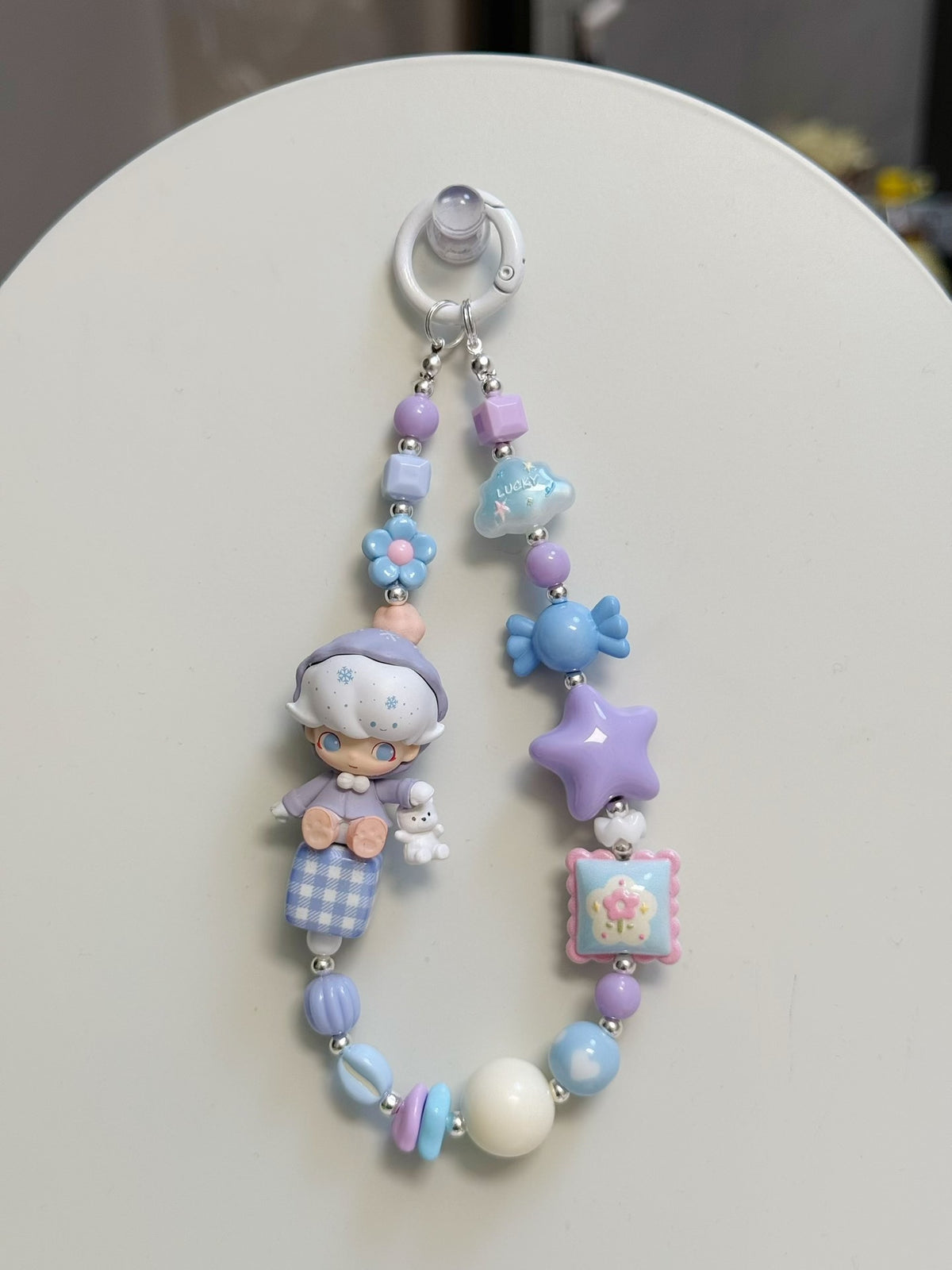 Dimoo Arctic Bear Charm Phone Strap