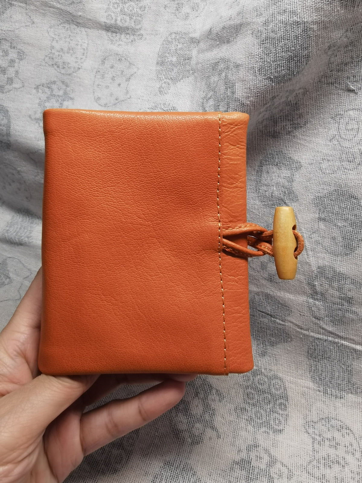 M5 Sheepskin Leather Journal Cover Orange