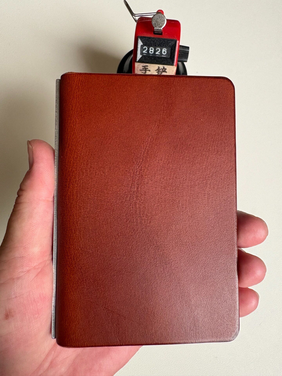 Custom Leather Ring Binder Cover M5