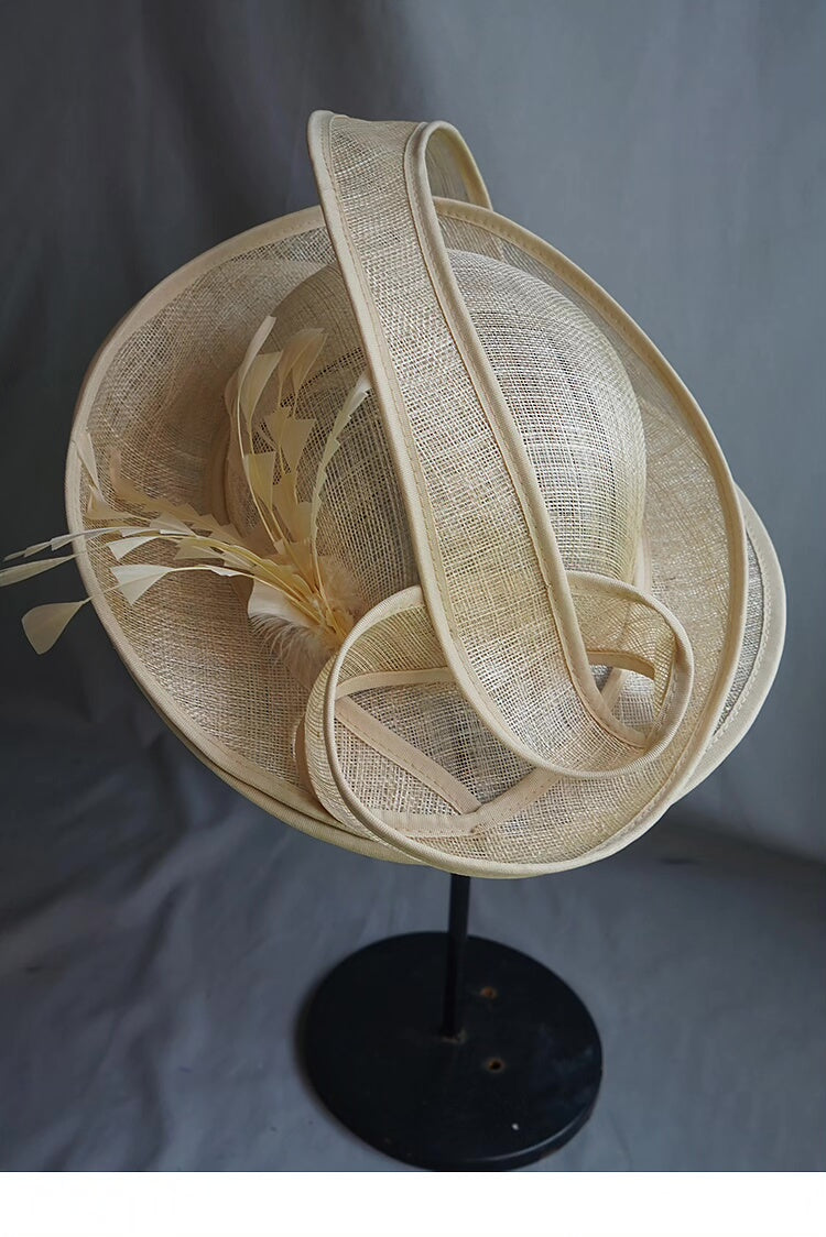 Philippine Hemp Sculptural Fascinator Hat