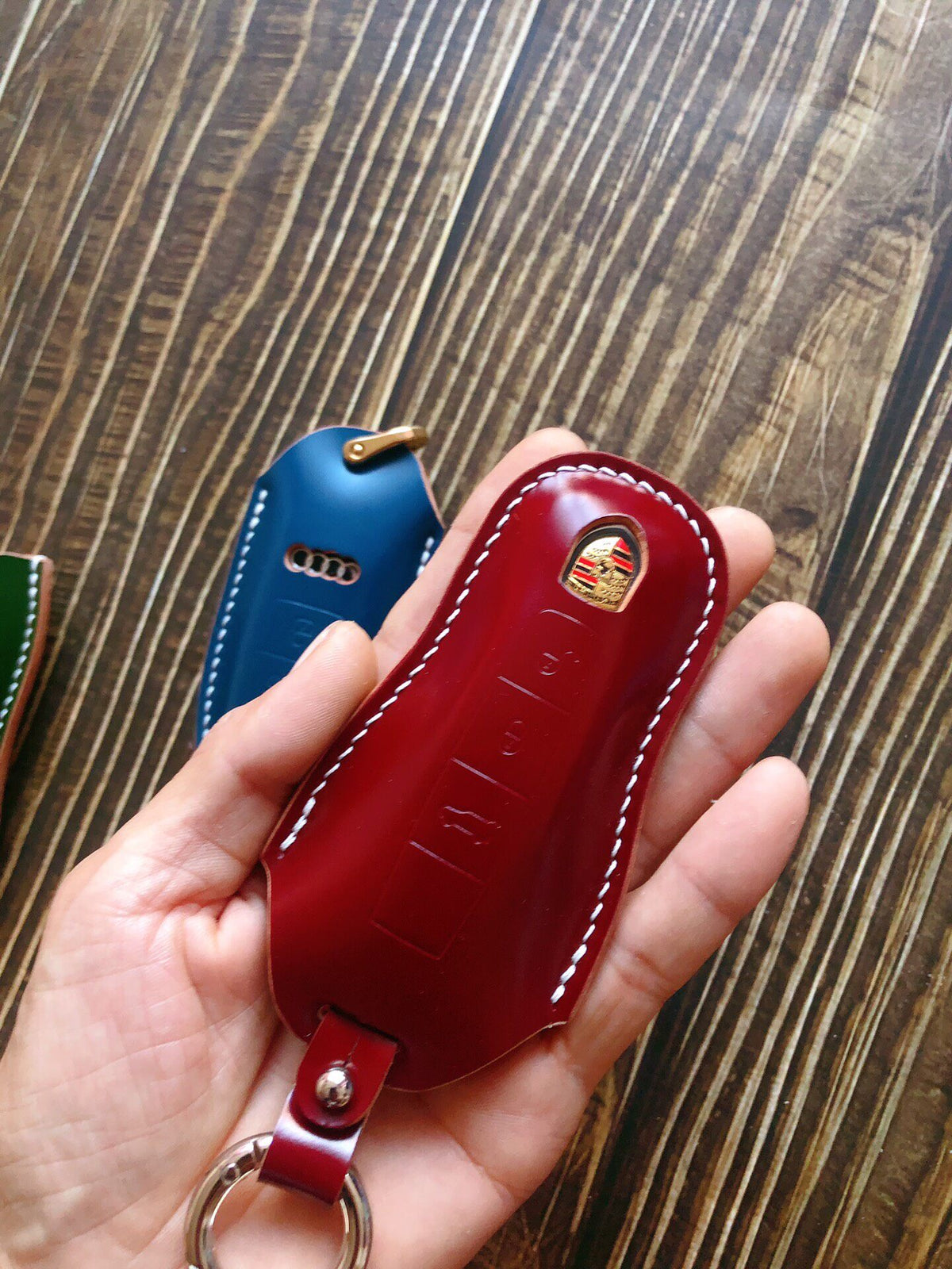 Porsche Key Fob Case Shinki Cordovan