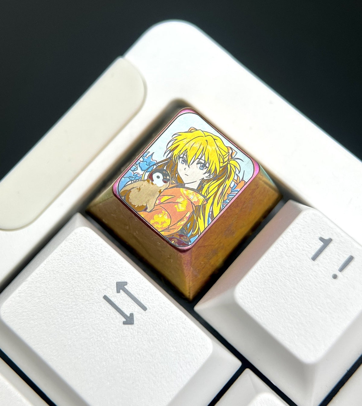 Evangelion Color Titanium Alloy 1u Artisan Keycap
