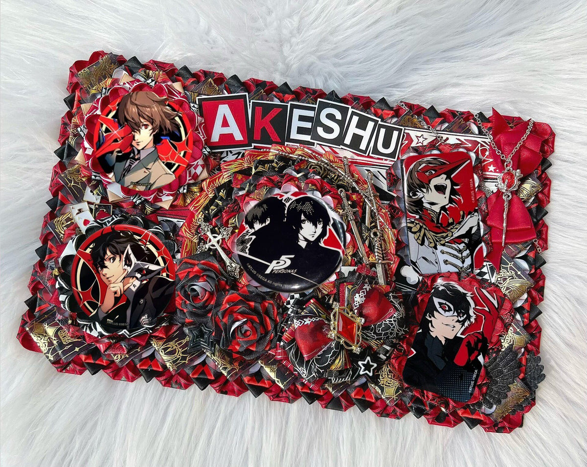 Persona 5 Ribbon Badge Display Board