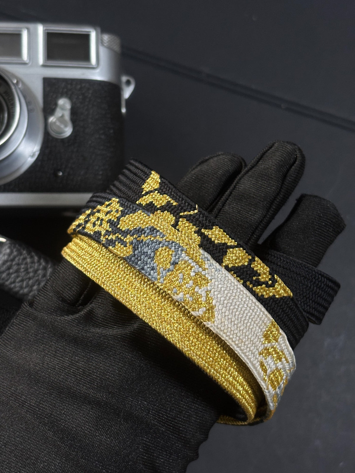 Reversible Japanese Silk Camera Strap