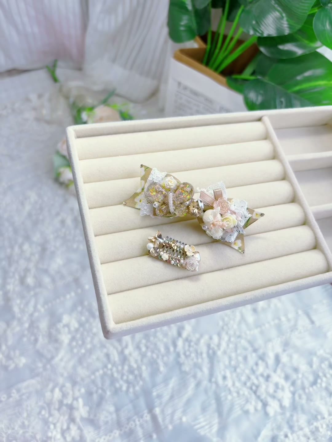 Sweet Lolita Bow Hair Clip Set