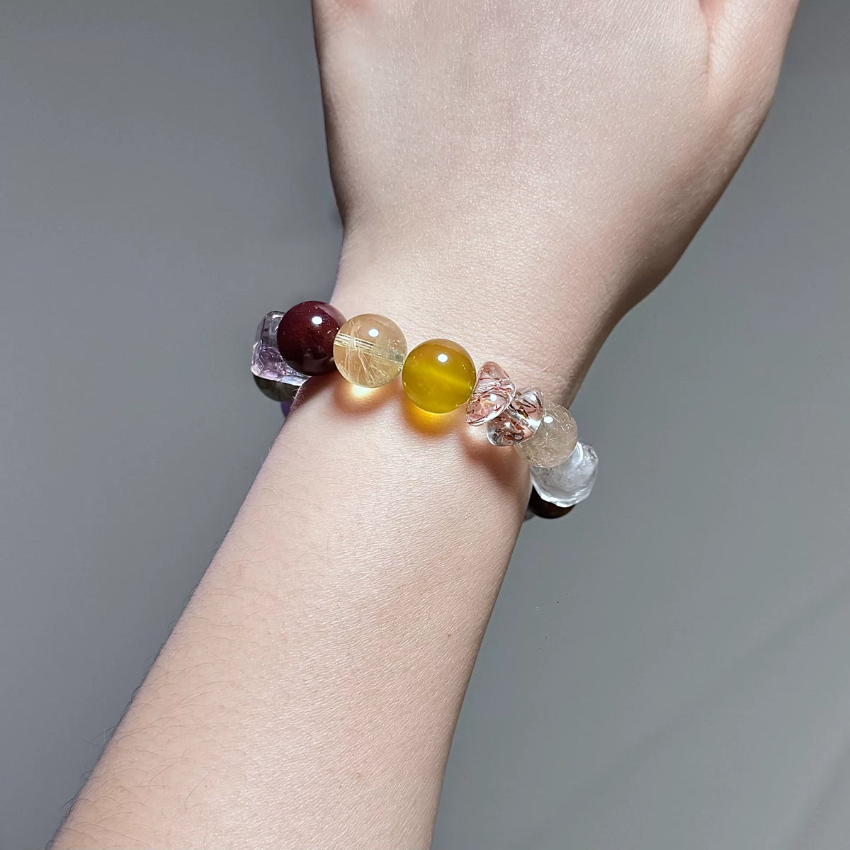 Amethyst Multi Stone Crystal Bracelet