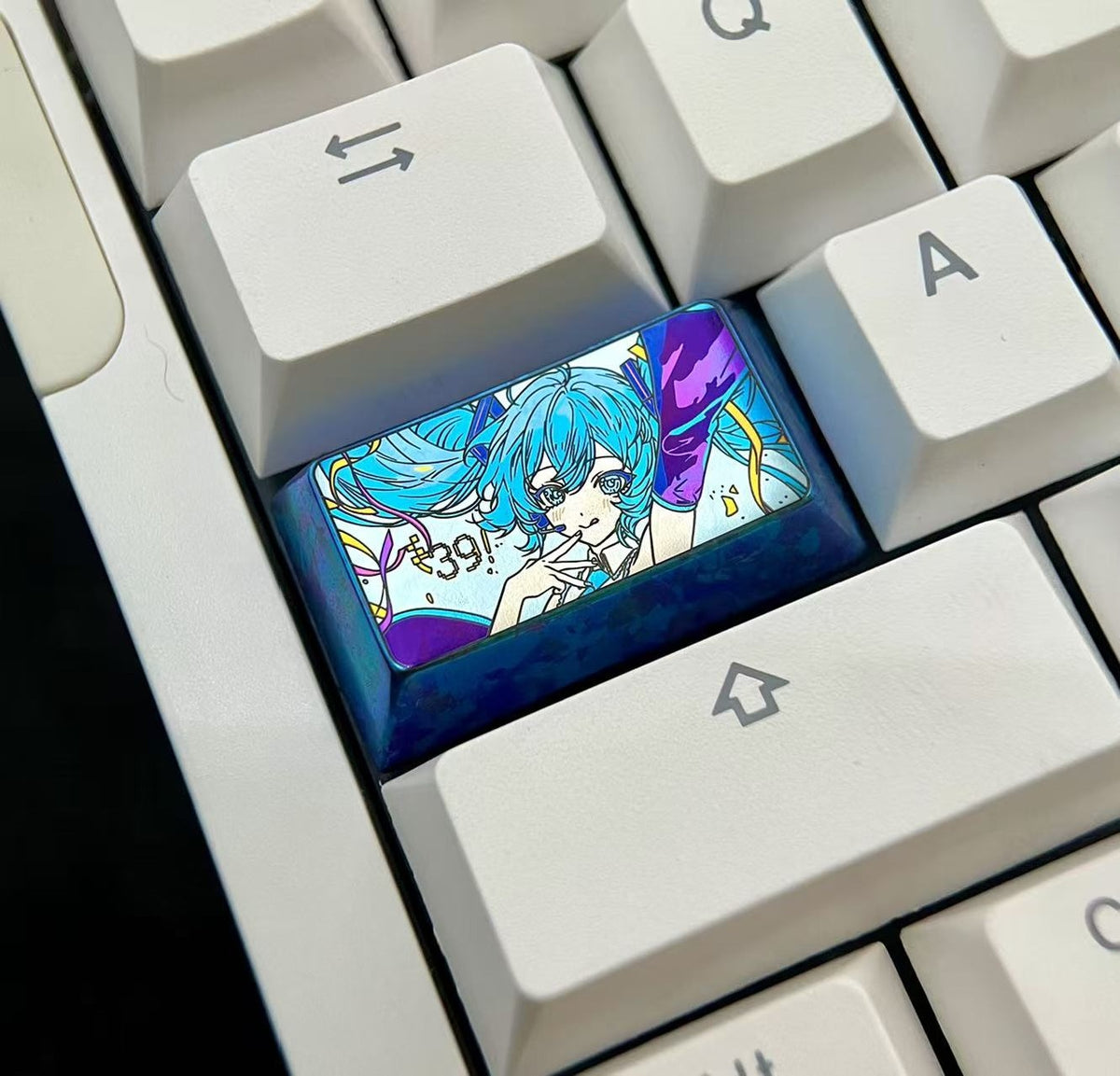Hatsune Miku Titanium Alloy Mechanical Keycap