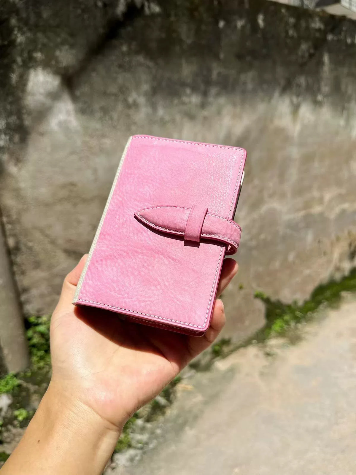Handmade Waxed Mbox Leather Planner Cover