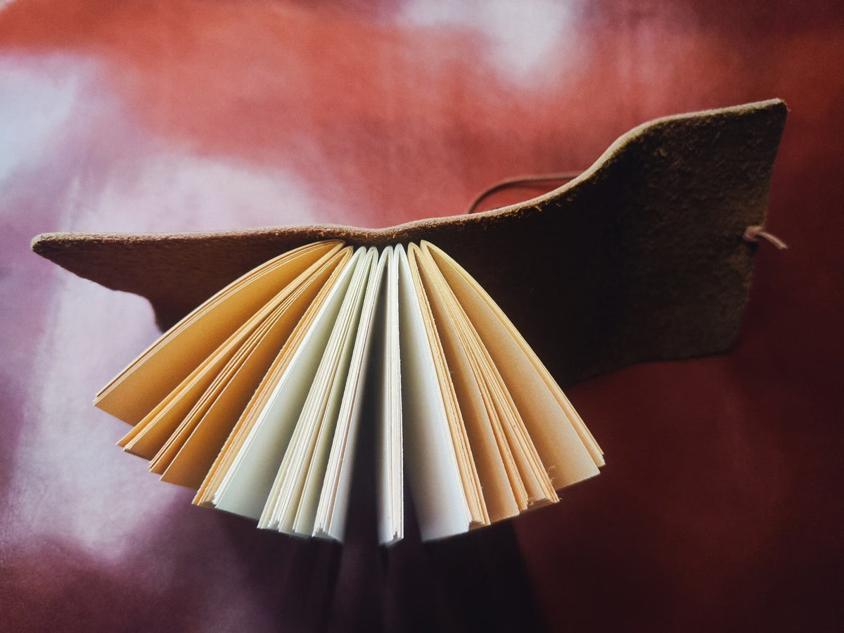 Cowhide Leather Journal Hand Stitched
