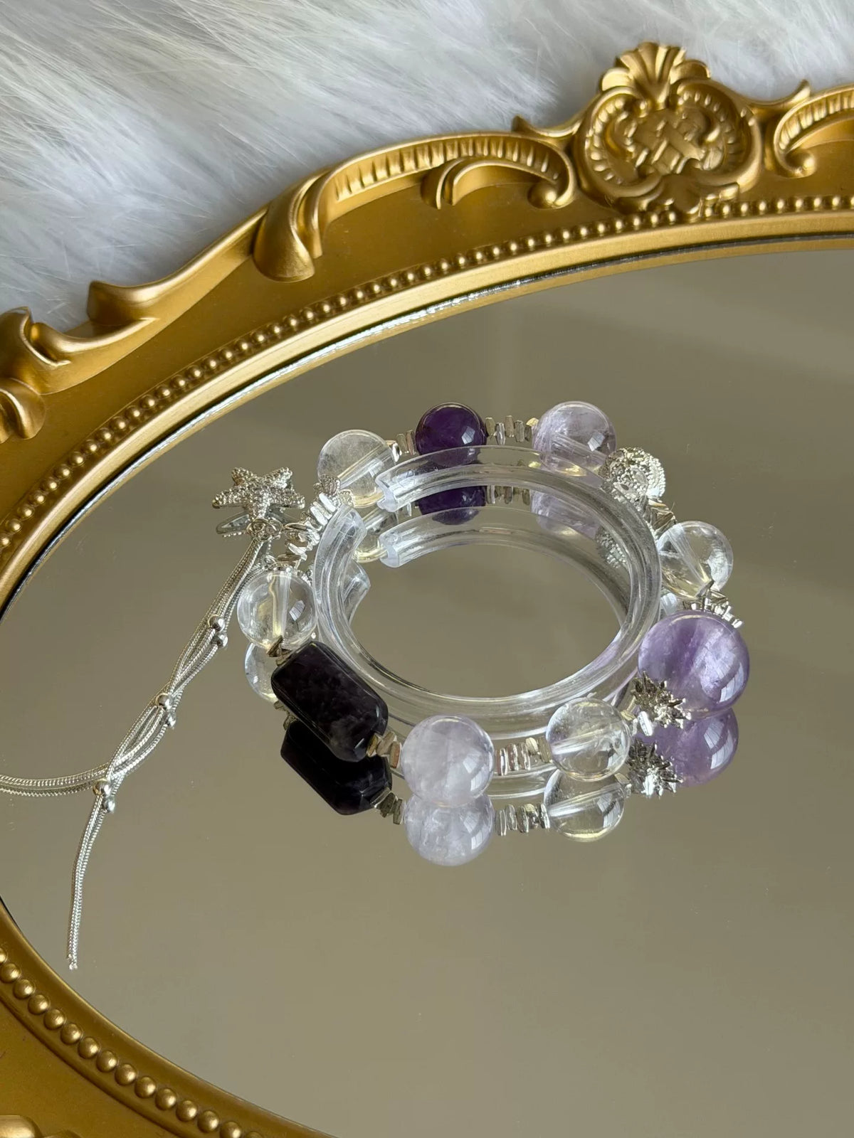Bracciale in Argento Sterling 925 e Ametistista