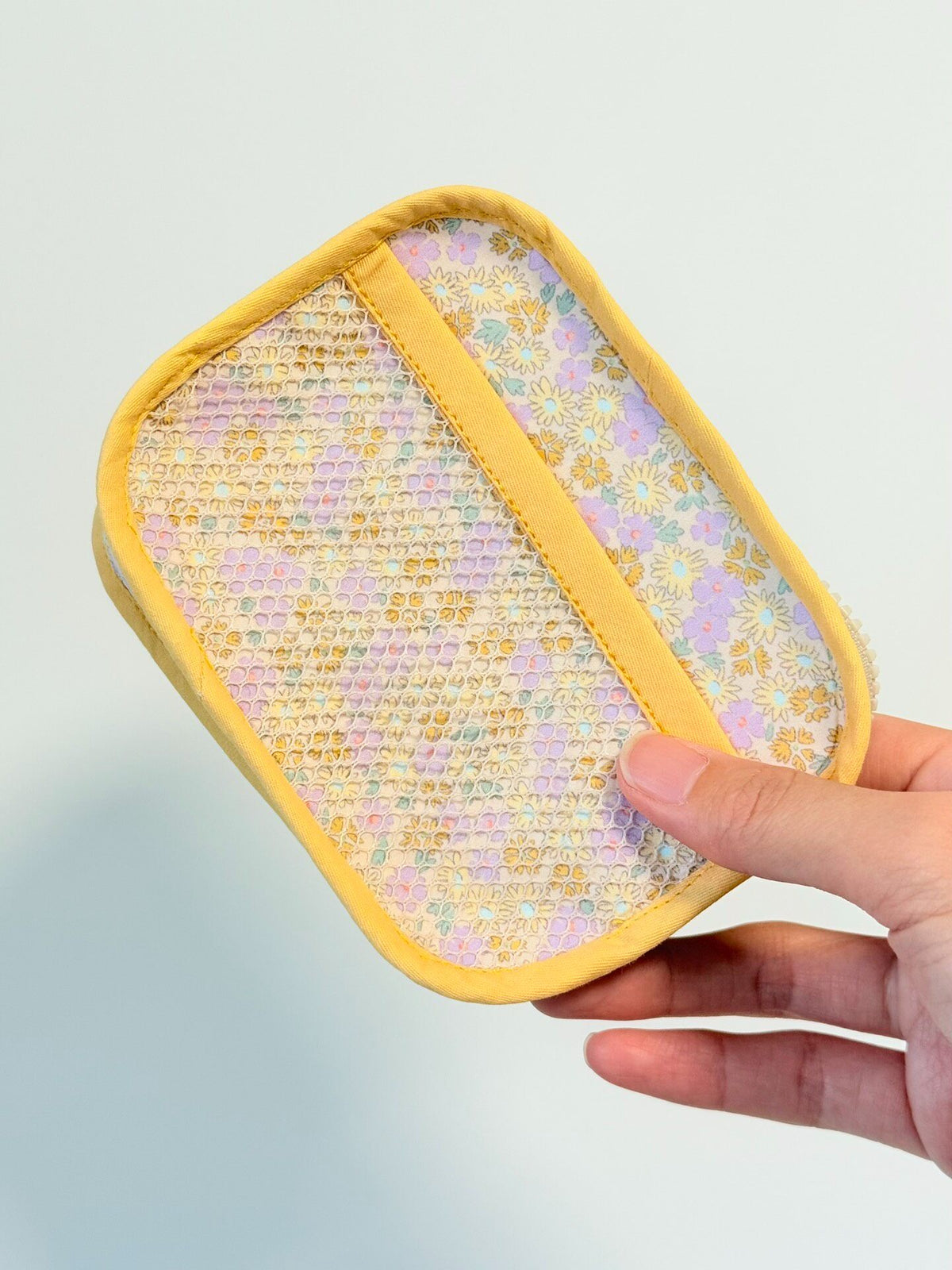Single Layer Pouch with Panda Print Canvas