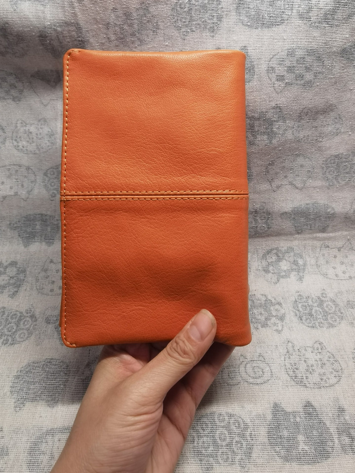 A6 Sheepskin Leather Ring Binder Cover