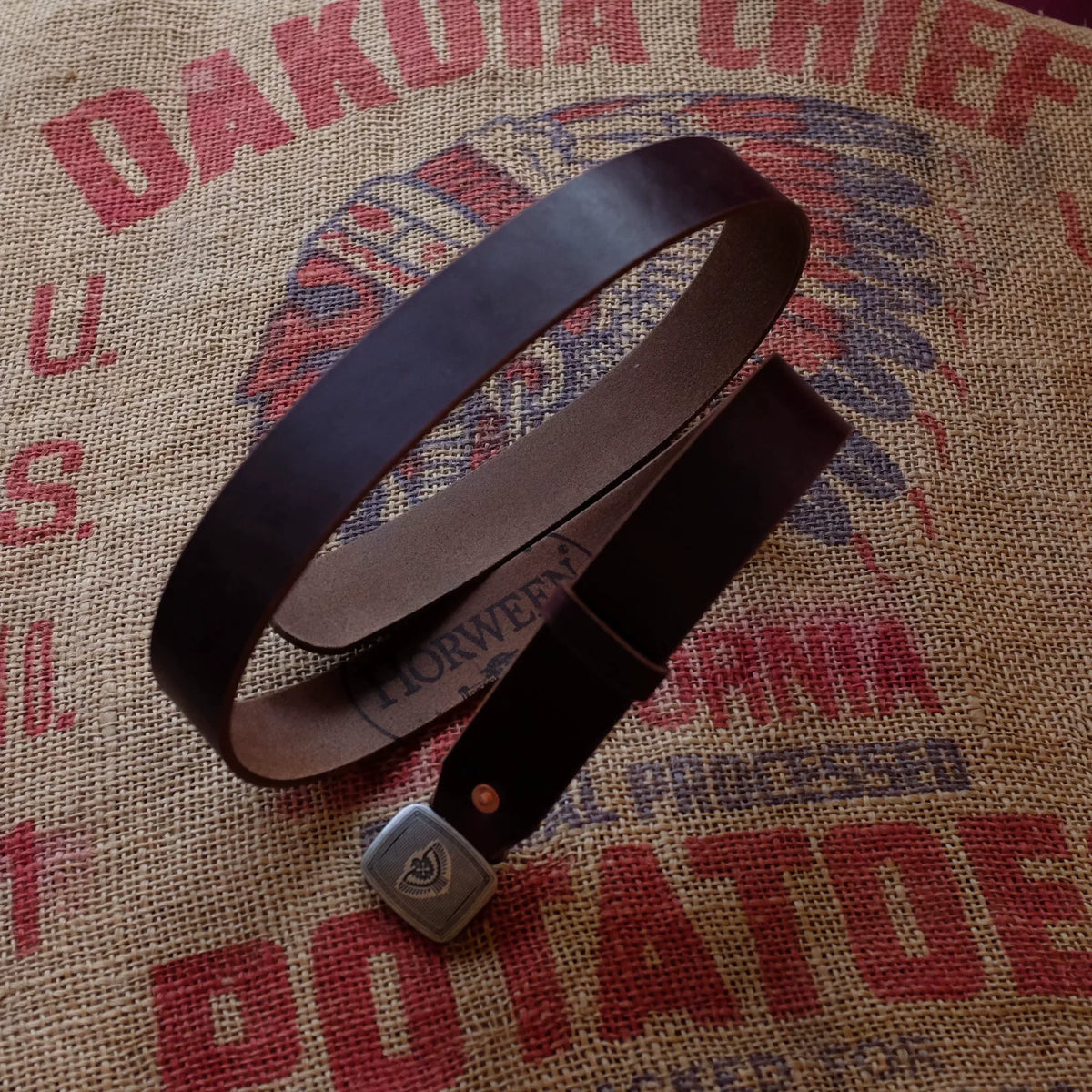 Horween Chromexcel Leather Western Belt