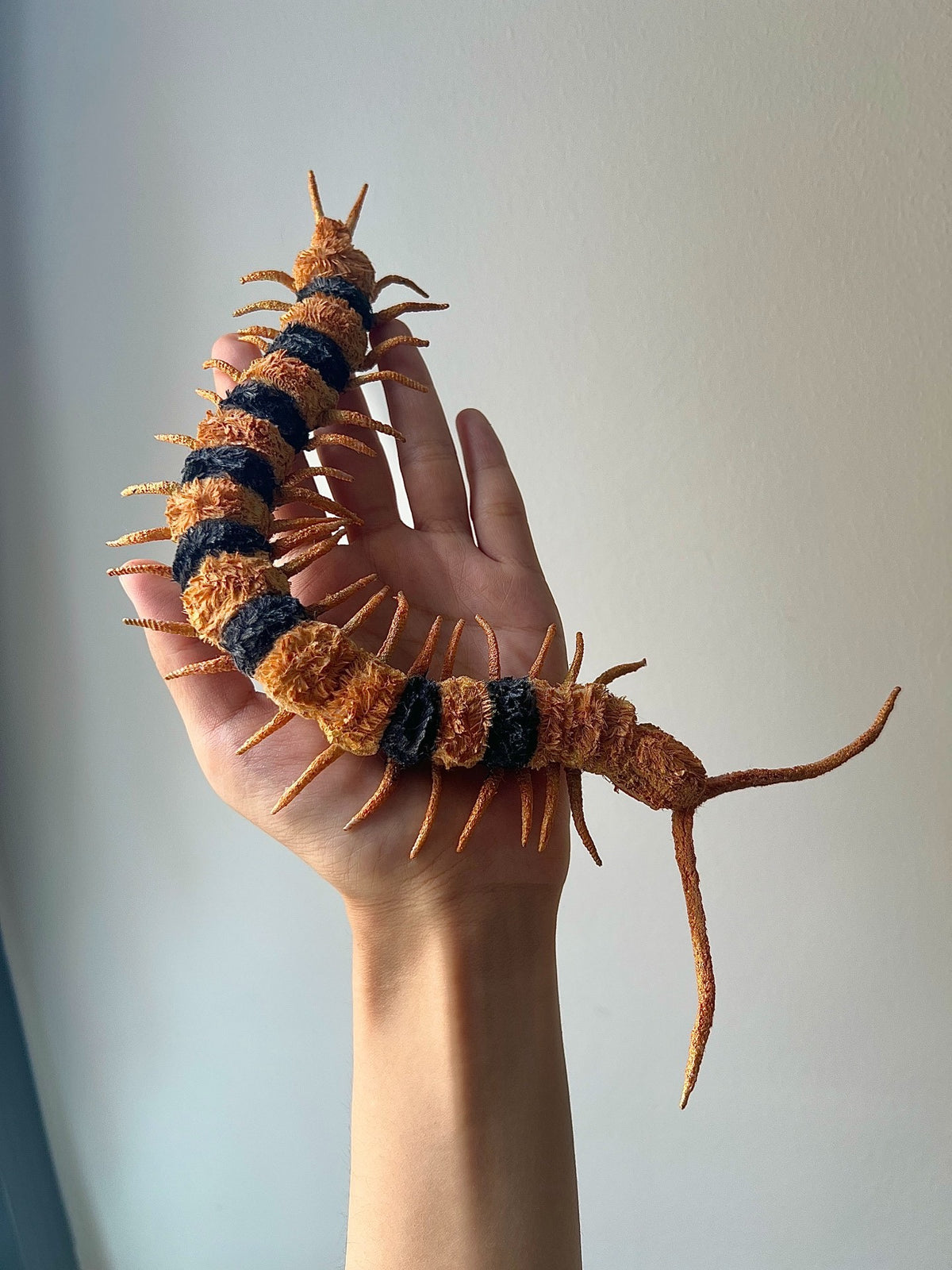 Handcrafted Wire Centipede Plush Toy