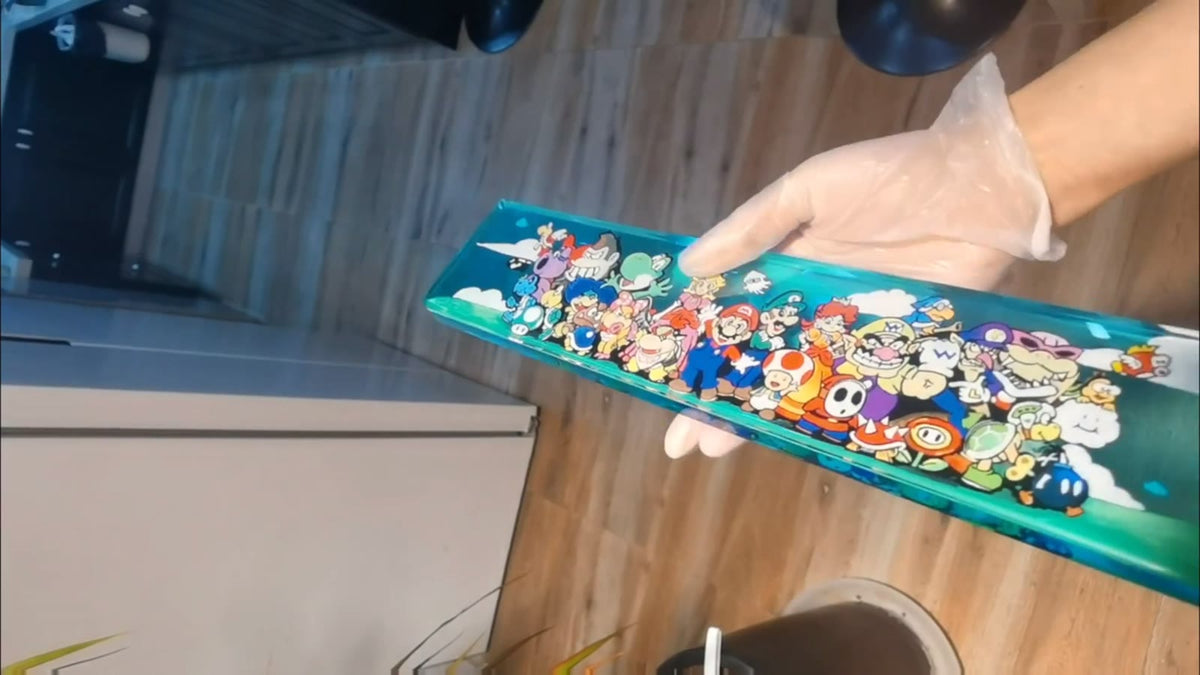 Mario Family Resin Keyboard Wrist Rest