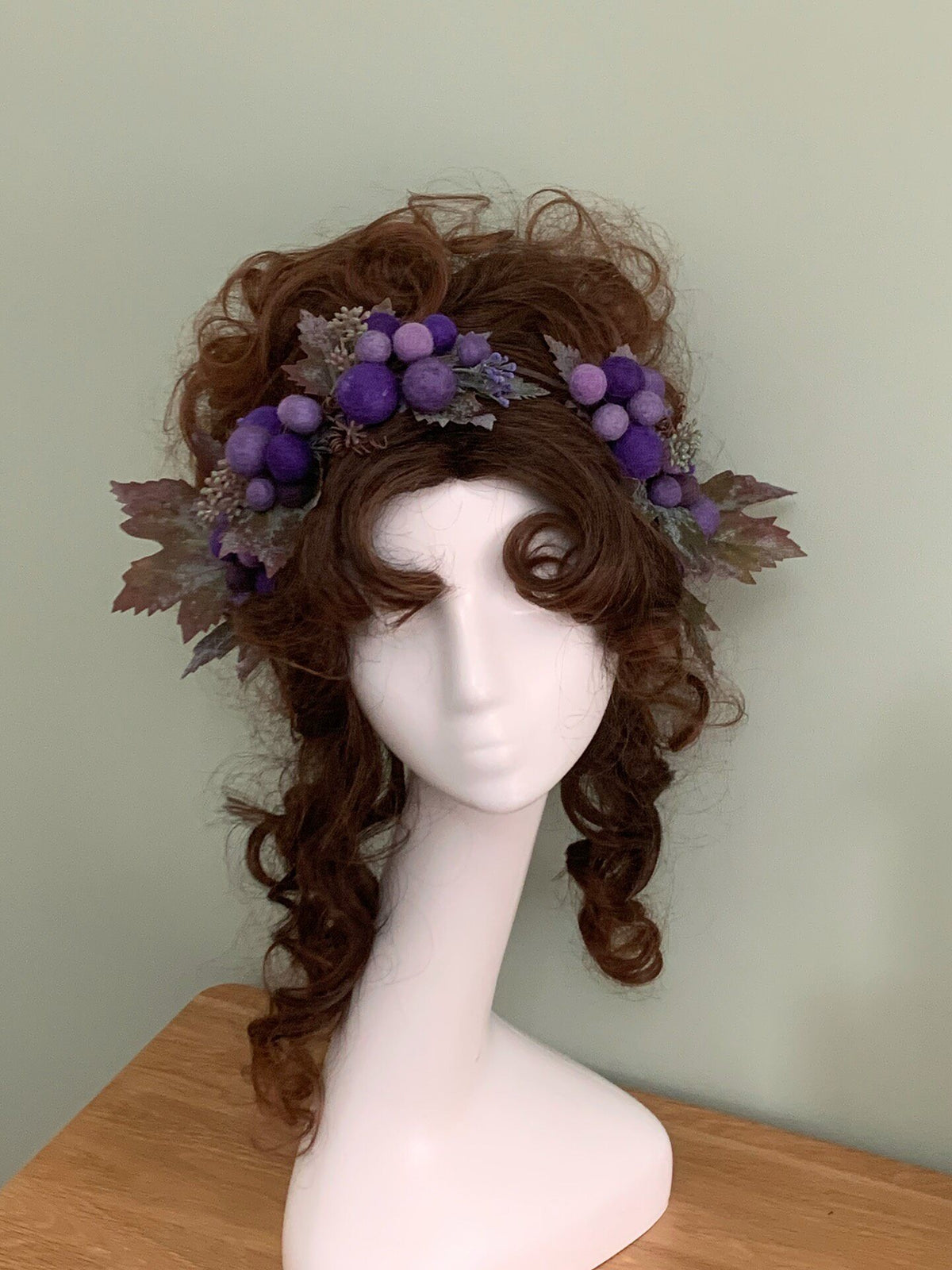 Handmade Grape Wreath Hairband Vintage Style