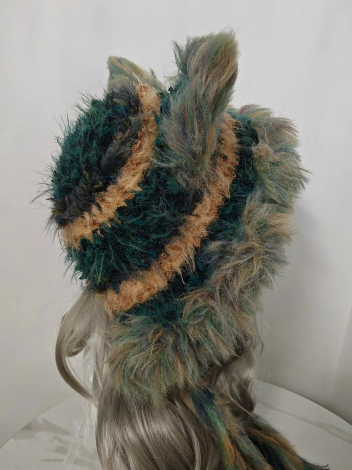 Fox Hat with Braided Tails