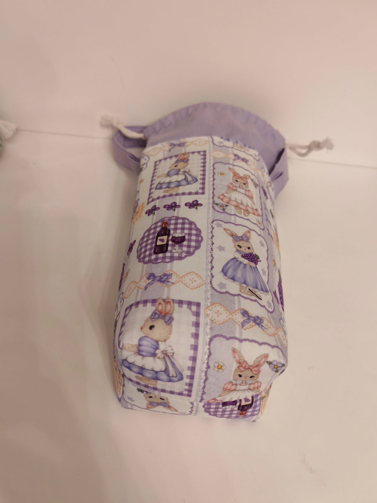 Handmade Cotton Bottle Carrier Pouch Set