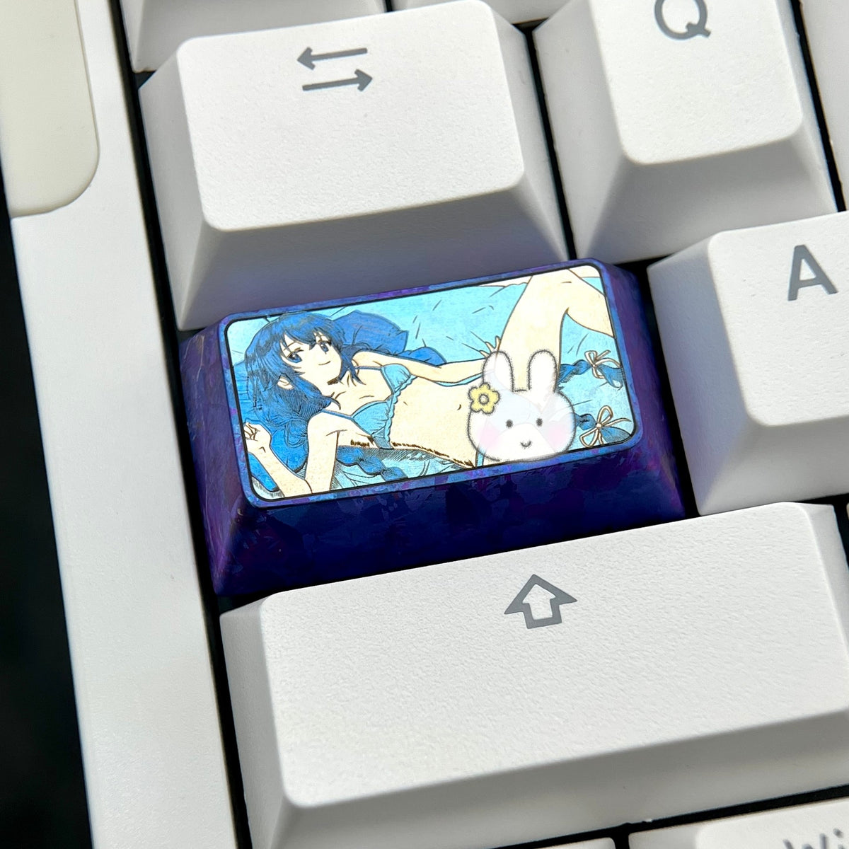 Titanium Alloy Anime Keycap 1.75U