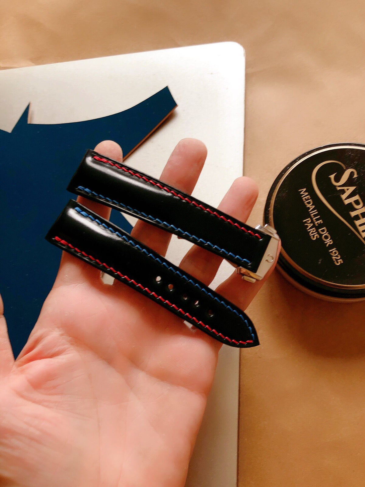 Handcrafted Shinki Shell Cordovan Watch Strap