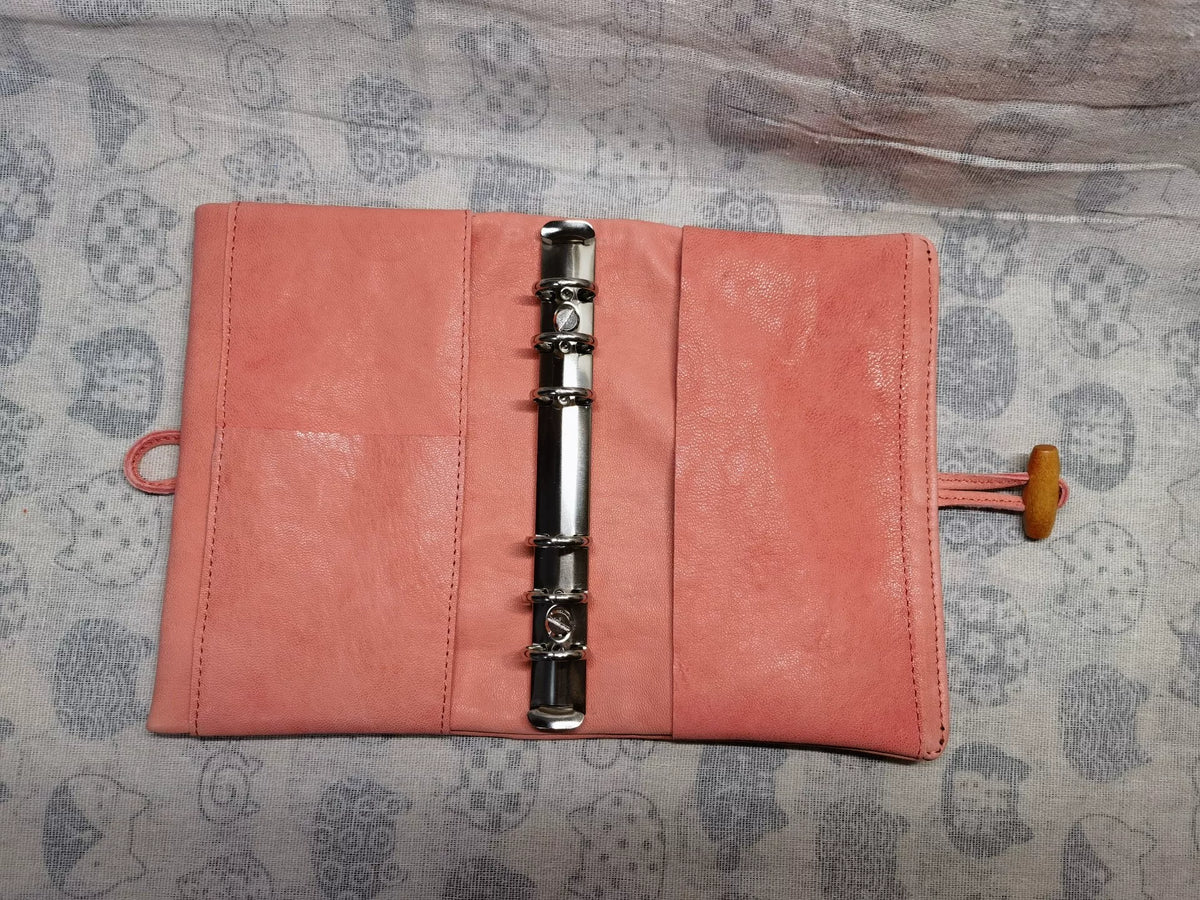 Schafleder A6 Ringbuch-Planerhülle