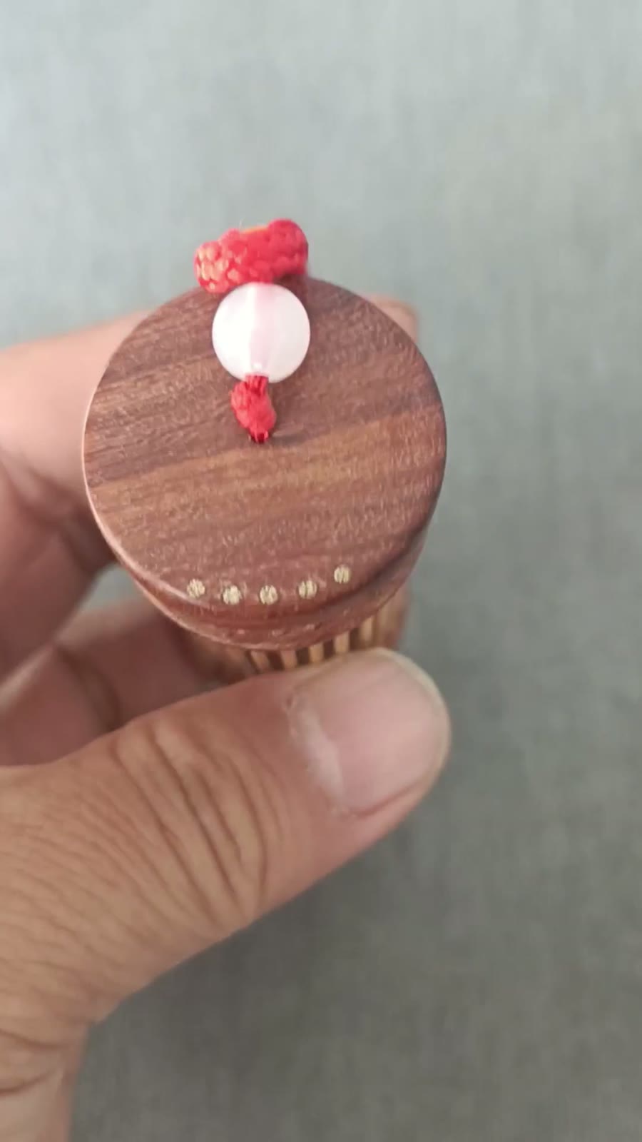 Red Rosewood Bamboo Cricket Cage