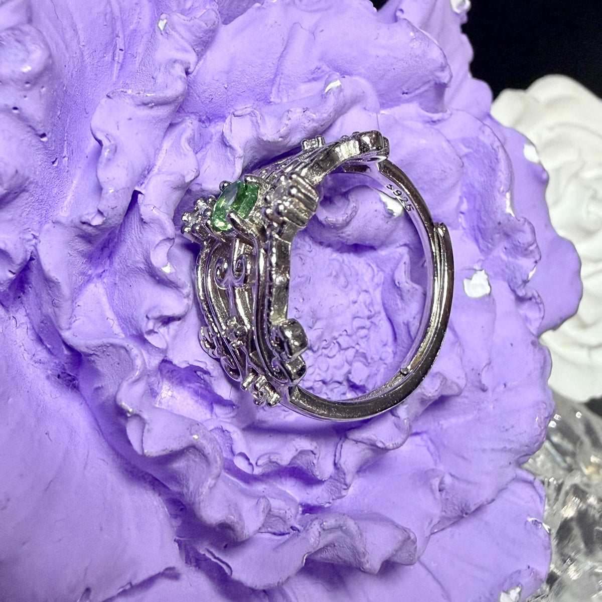 Tsarmor Filigran-Ring, offen, aus Sterlingsilber
