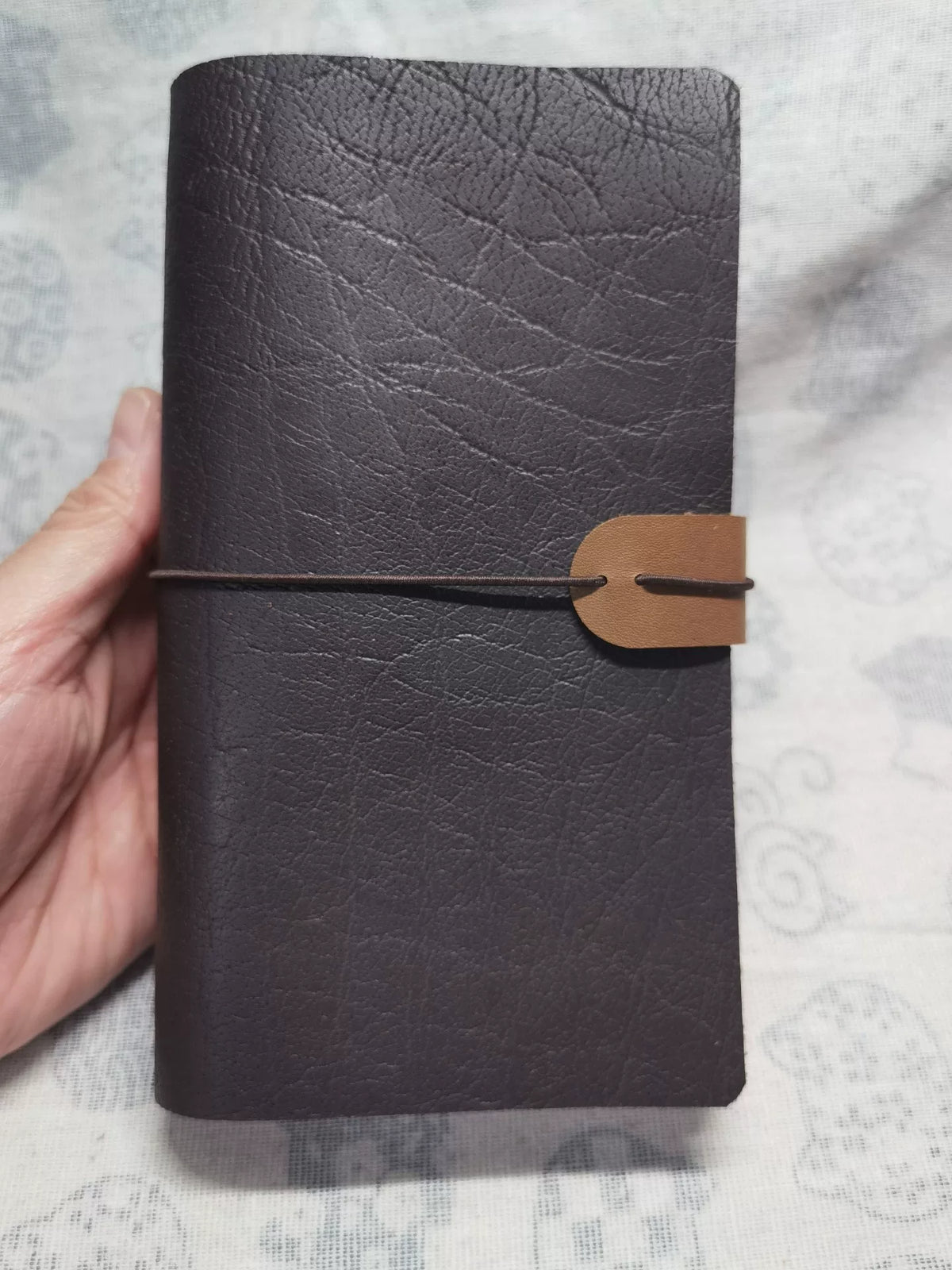 Leren Traveler's Notebookhoes met Elastiek