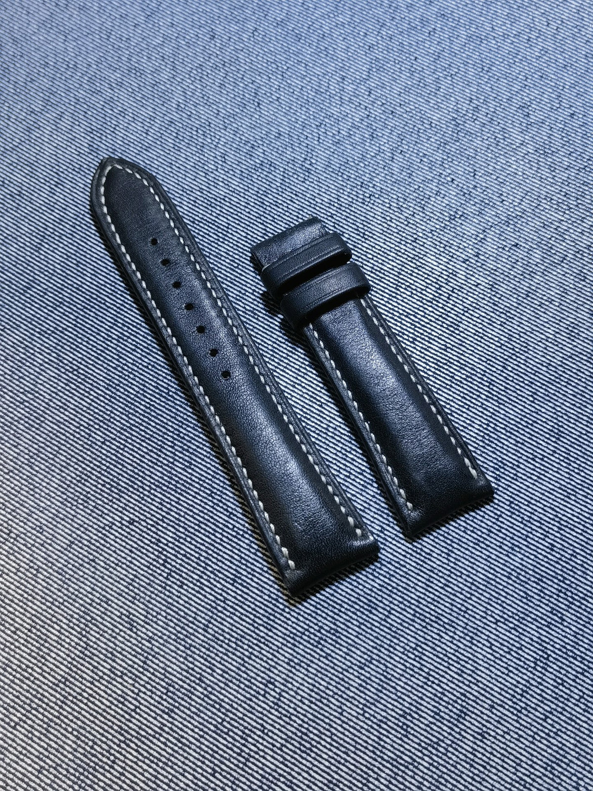Imported Leather Watch Strap 20mm to 18mm