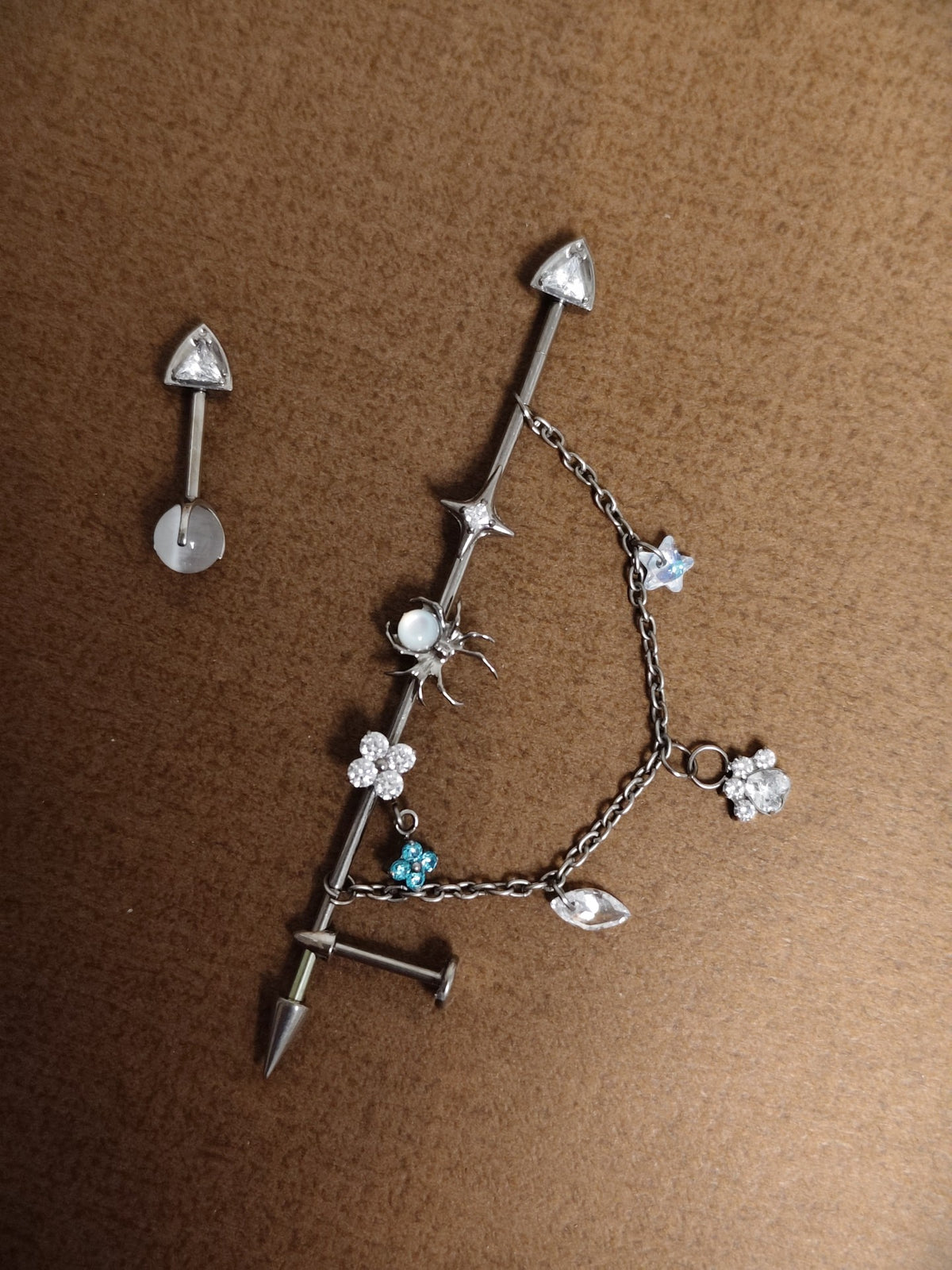 Titanium Alloy Ear Bridge Demon Nail Set