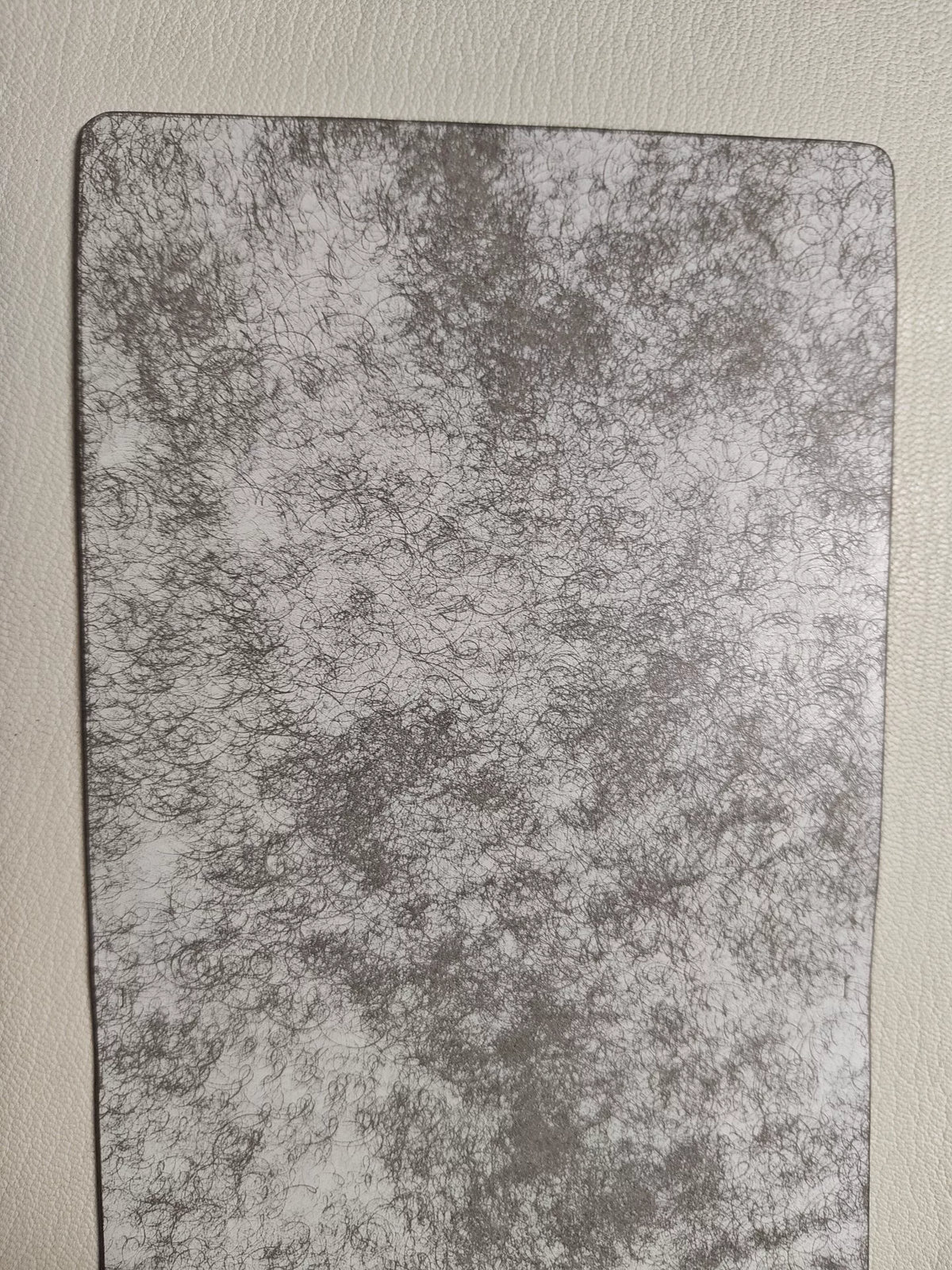 Couverture de semier M5 en cuir gris 13 anneaux