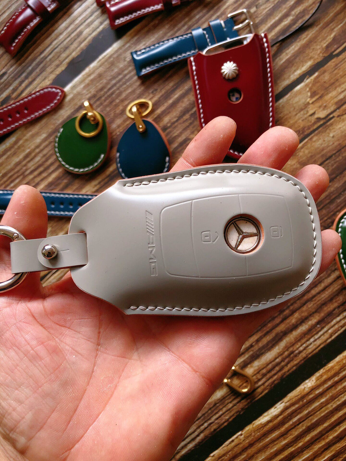 Mercedes AMG Key Case Shinki Horsehide