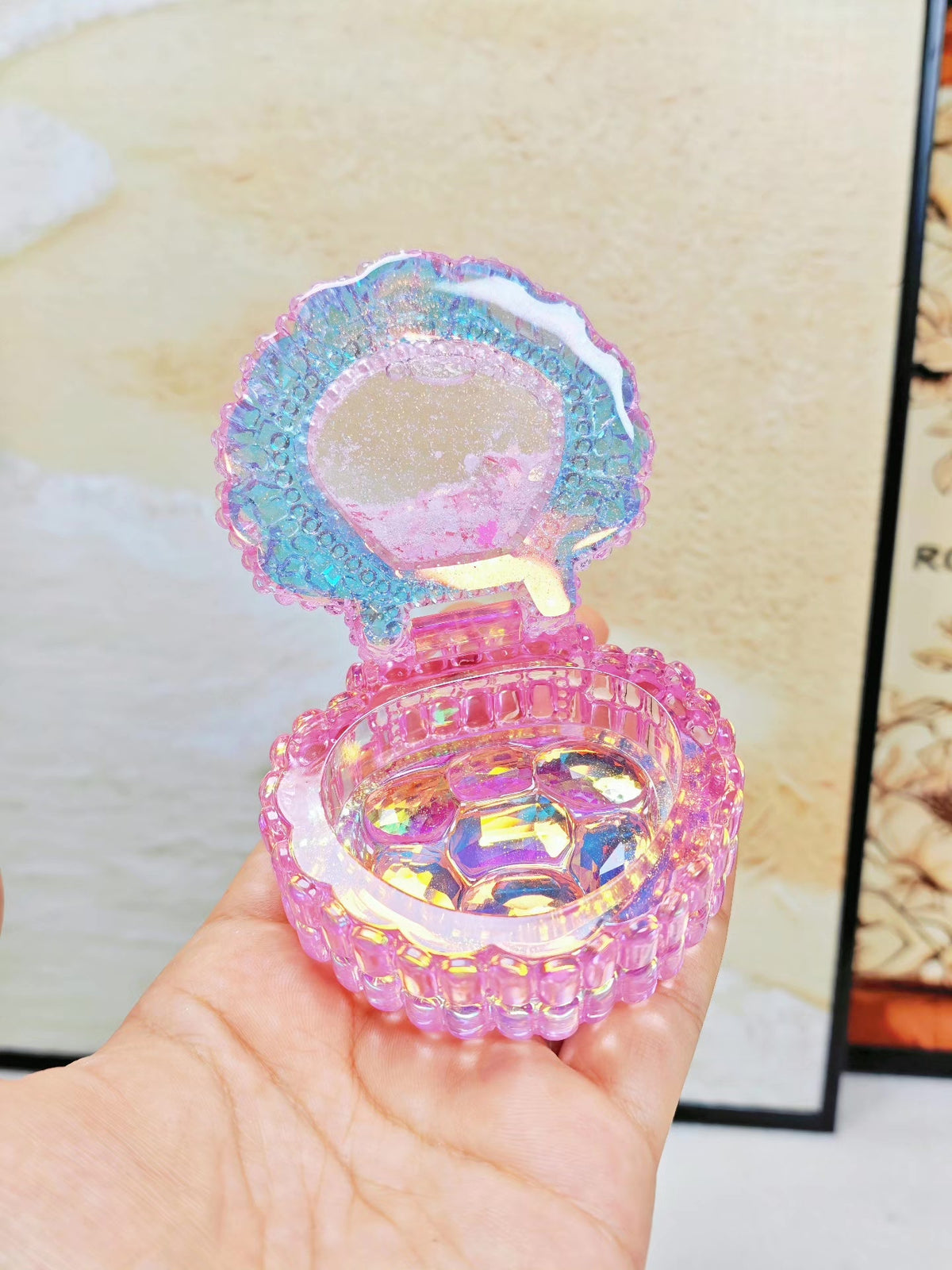 Handcrafted Shell Shaped Keepsake Box