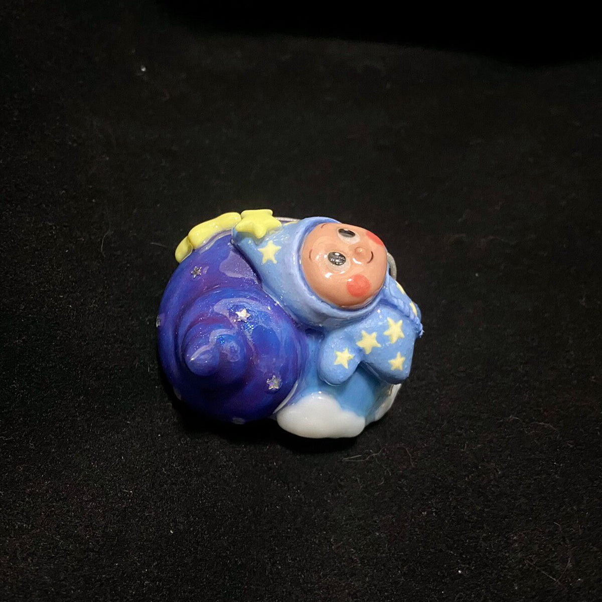Handcrafted Hermit Crab Shell Star Character