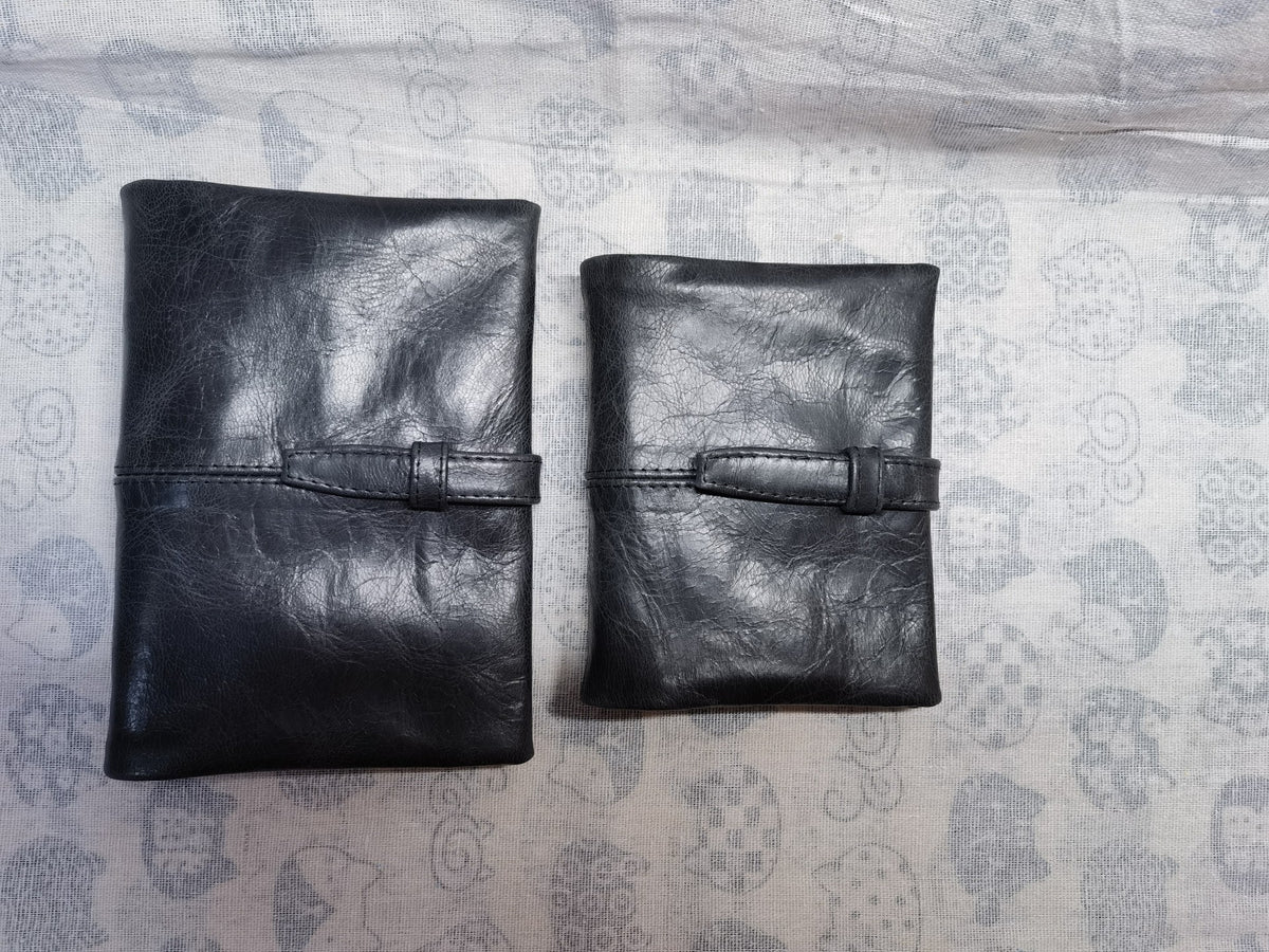 Handmade Oil Waxed Sheepskin A7 Binder
