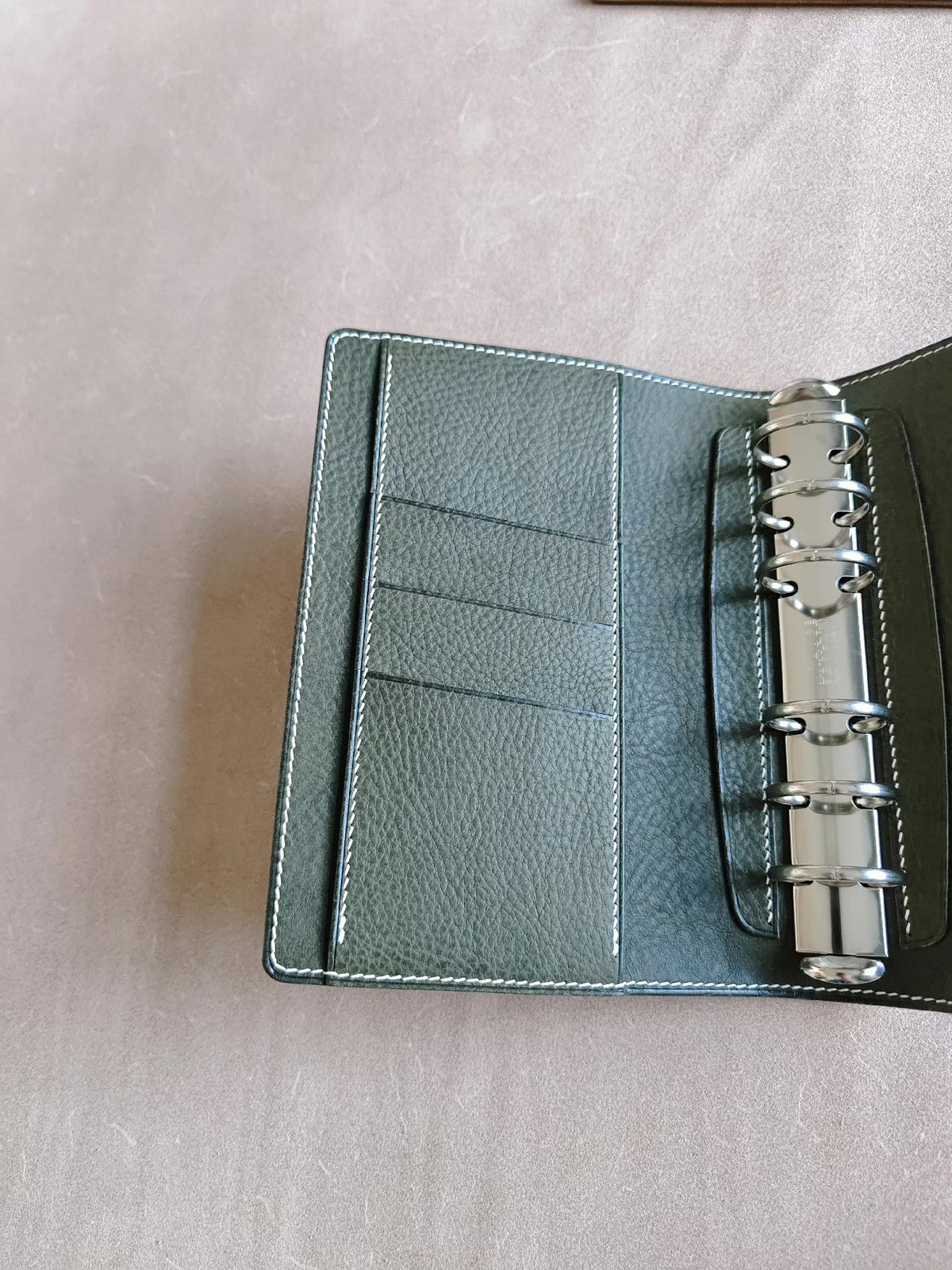 A6 Horsehide Leather Bifold Notebook