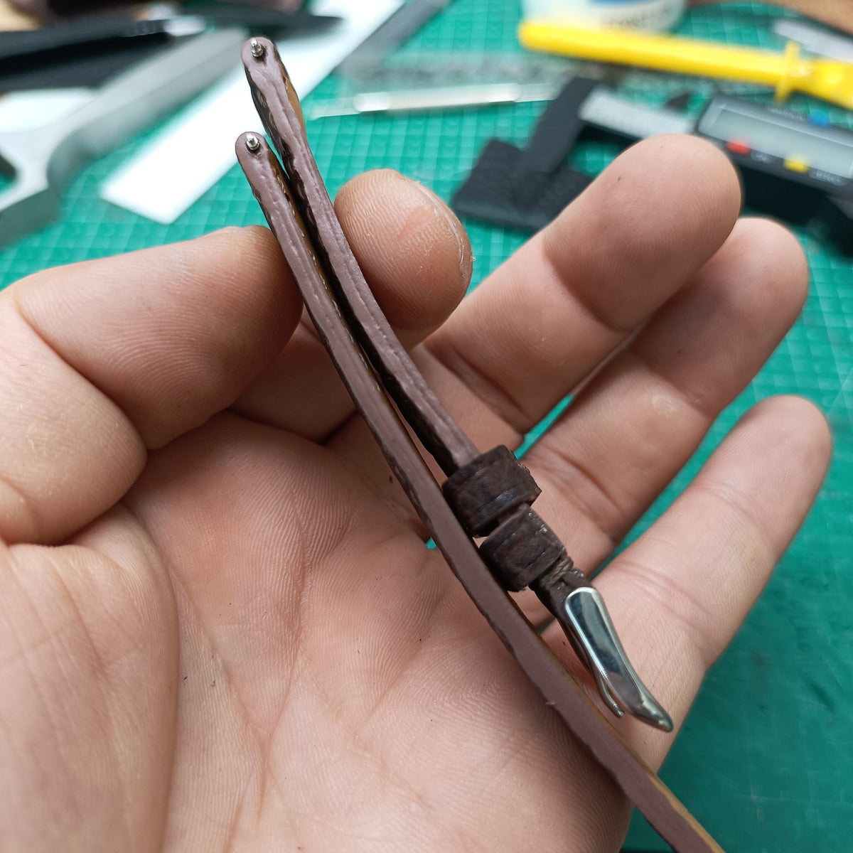 Handmade Sharkskin Leather Watch Strap