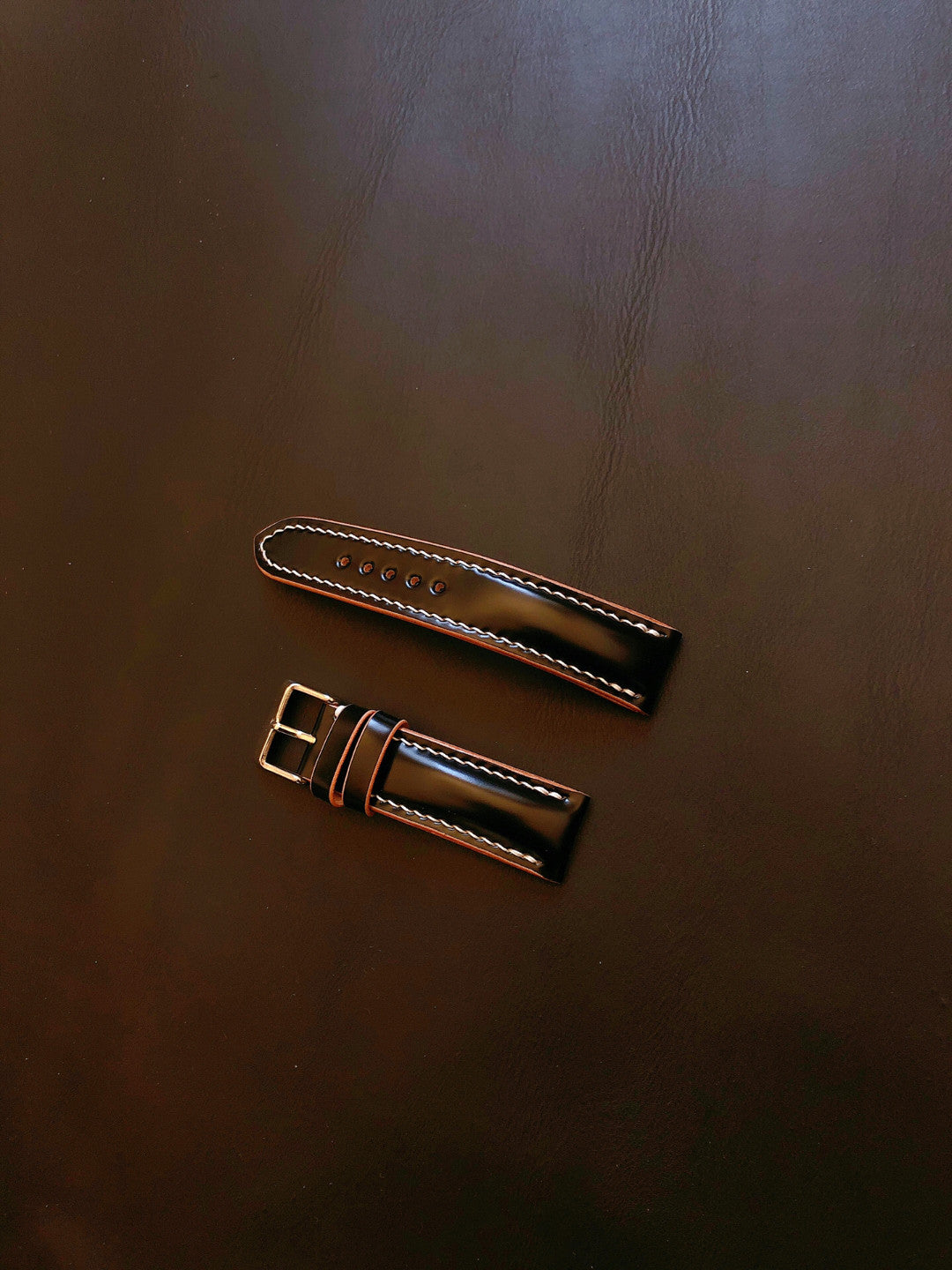 Custom Cordovan Leather Watch Straps