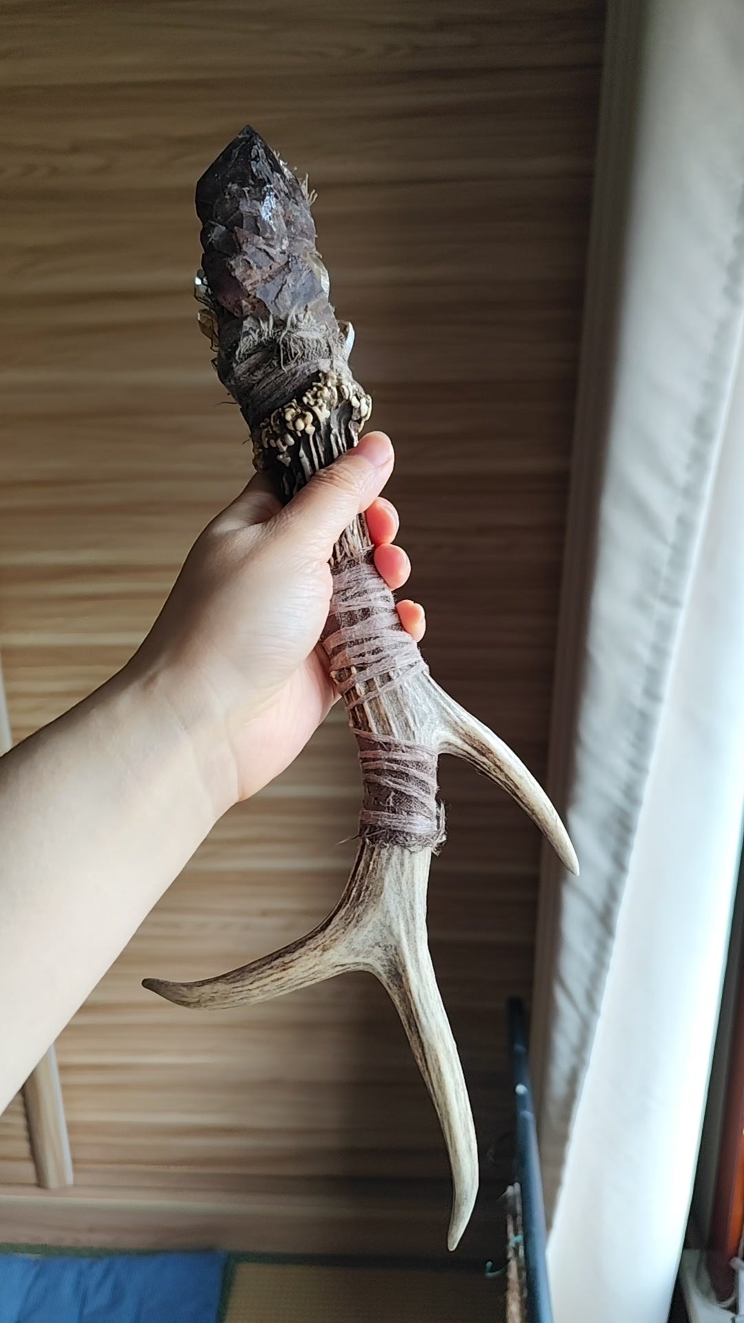 Handcrafted Super Seven Witch Wand