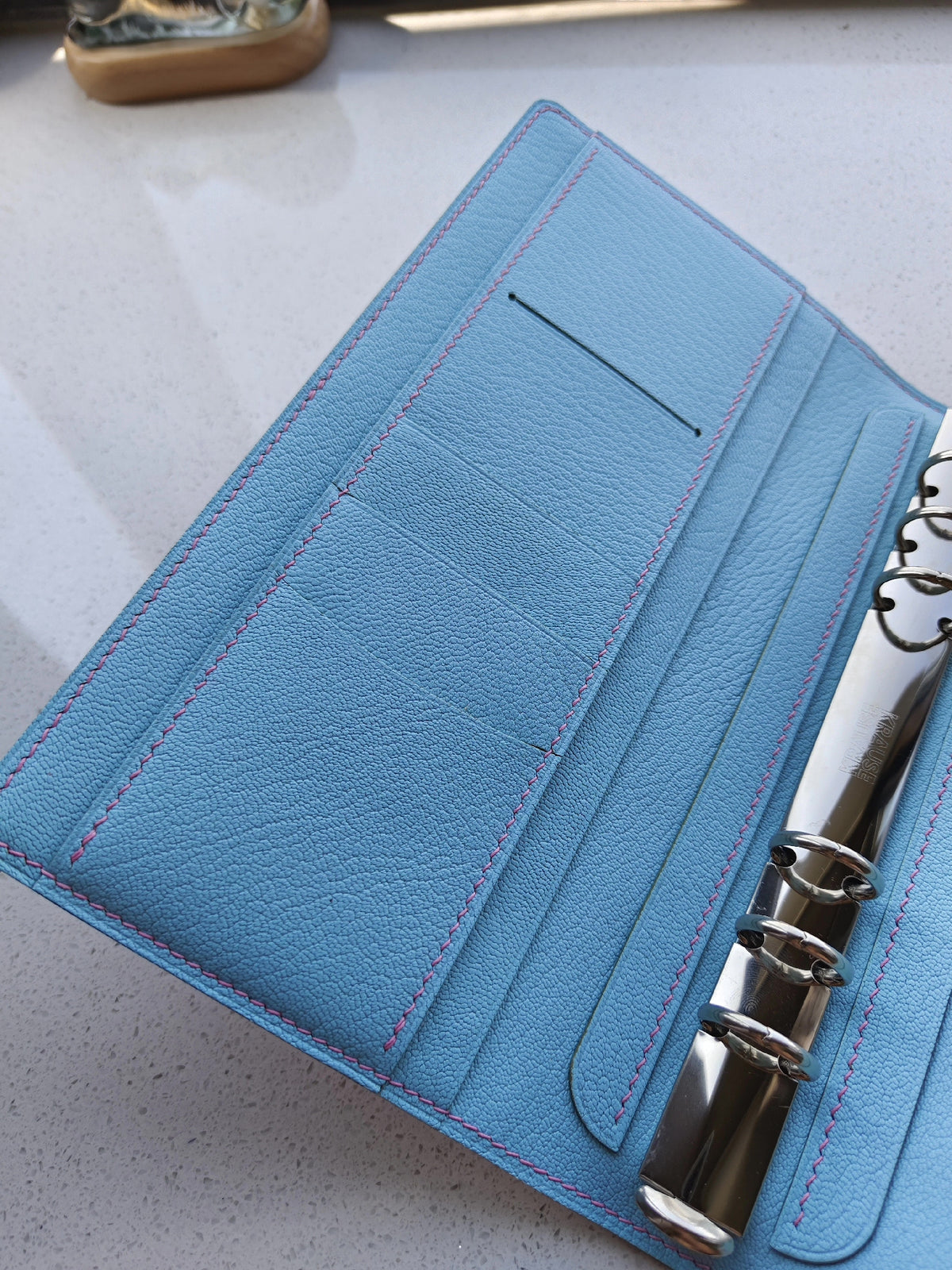 A5 Slim Bridle Leather Loose Leaf Notebook