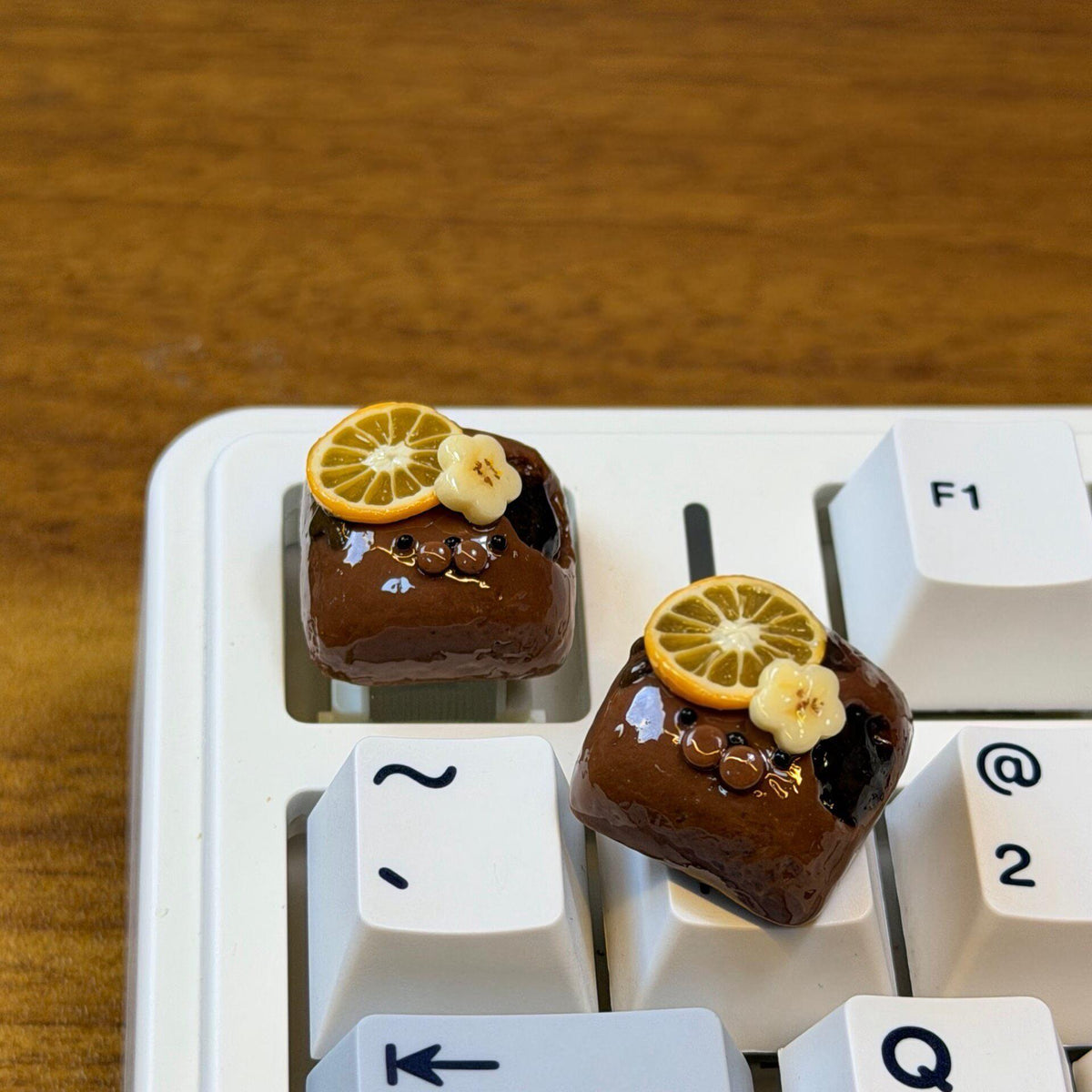 Chocolate Dessert Resin Keycap for Mechanical Keyboard