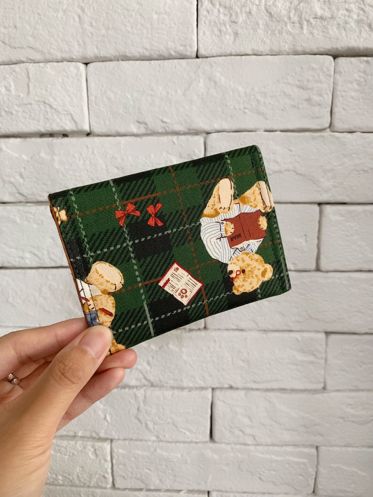 Canvas Card Holder Storage Pouch