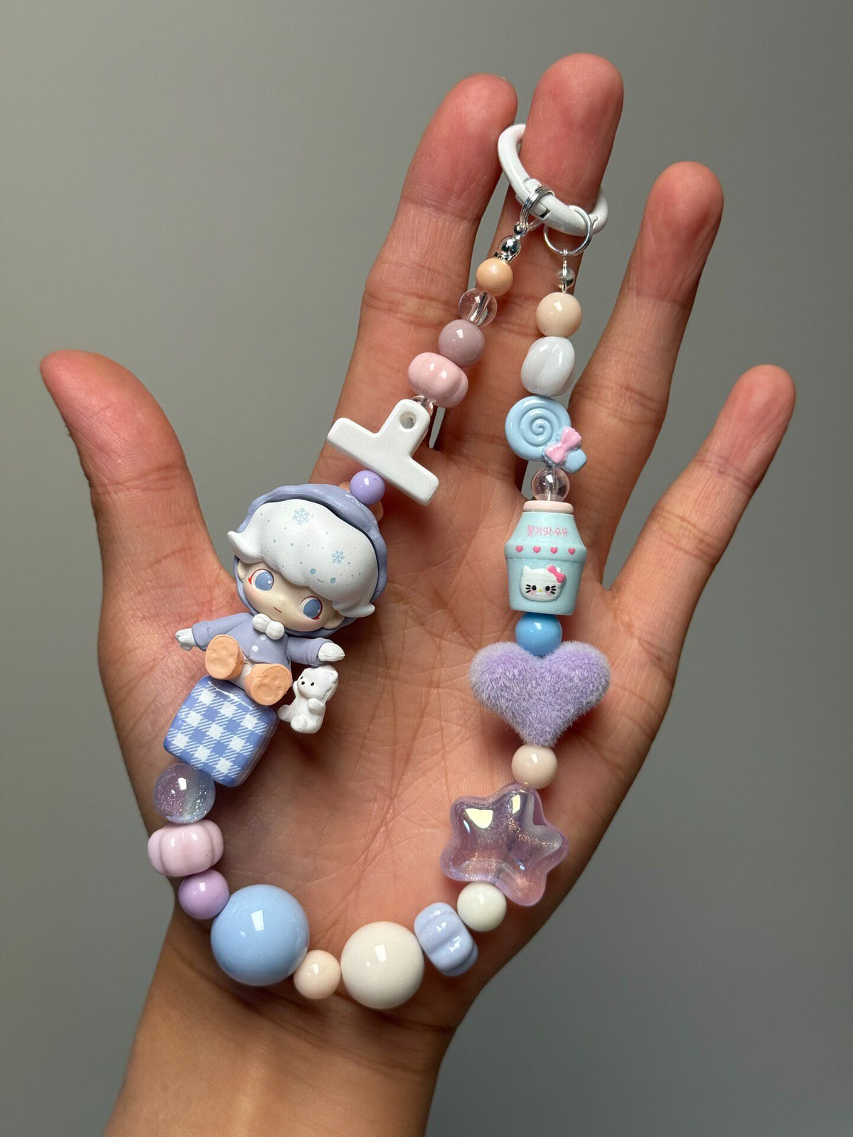 Dimoo Arctic Bear Figure Phone Chain