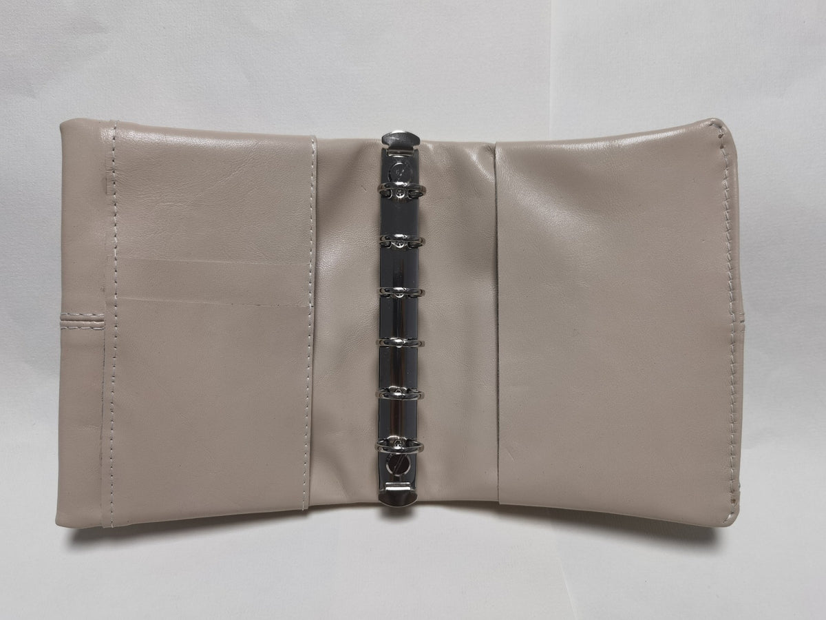 Handmade Sheepskin A7 Ring Binder Notebook Cover