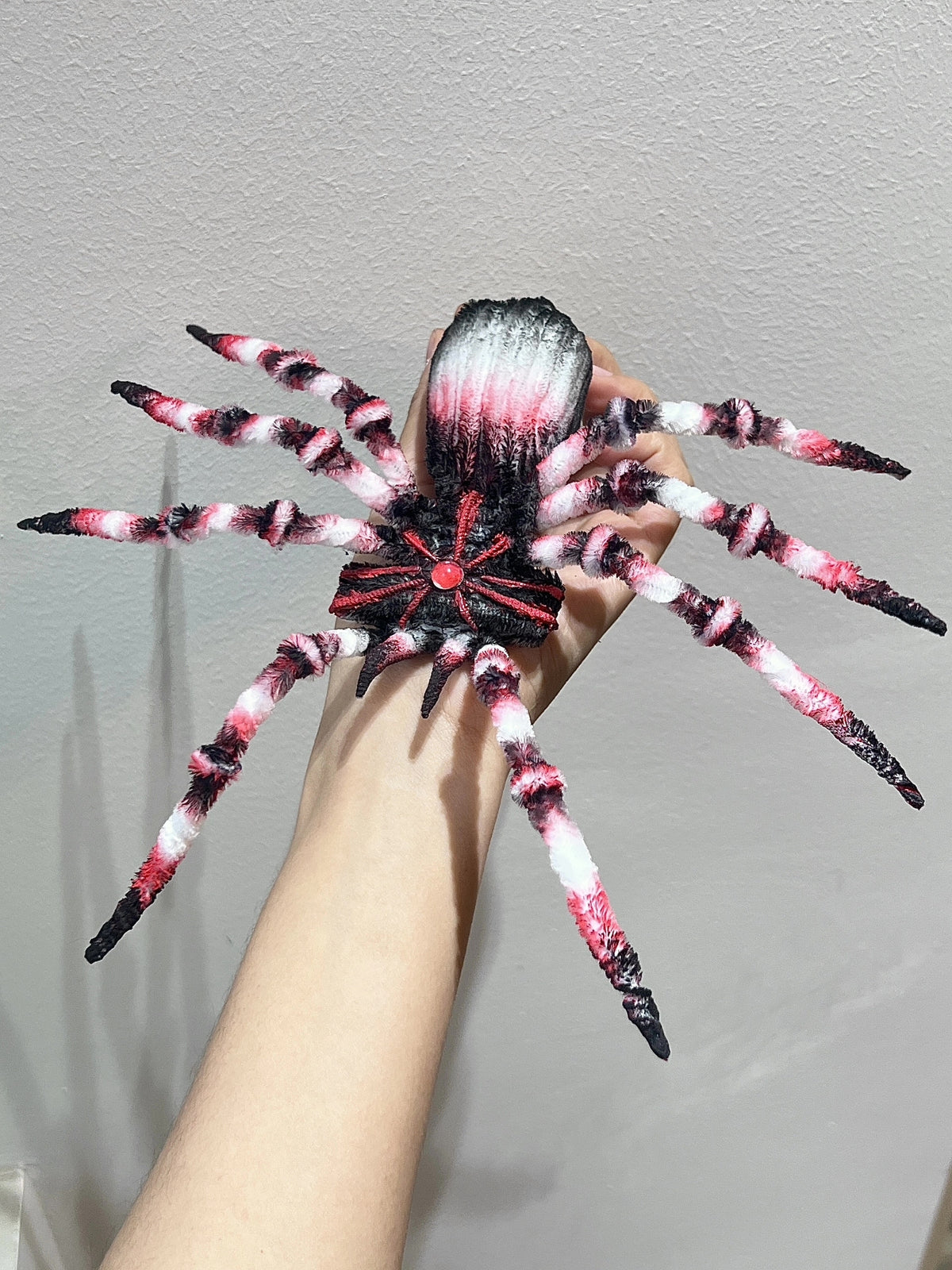 Chenille Spider Plush Dark Fantasy Doll