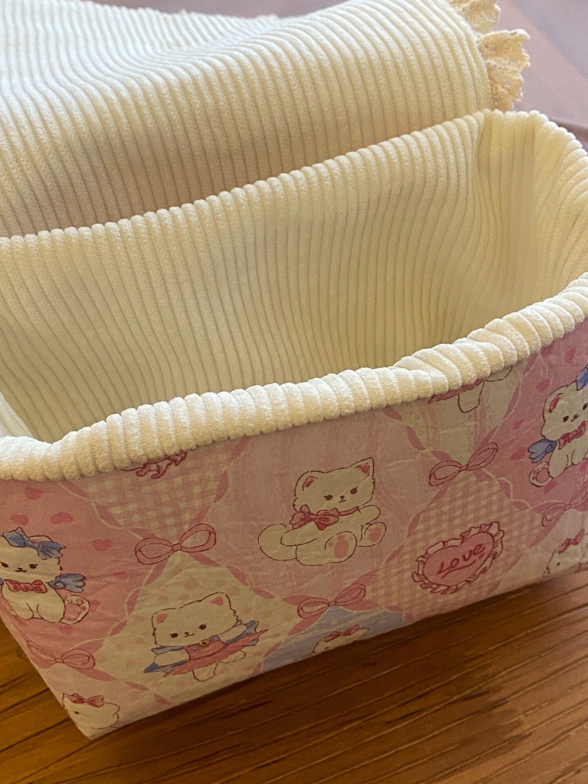 Handmade Lace Princess Double Layer Cosmetic Bag